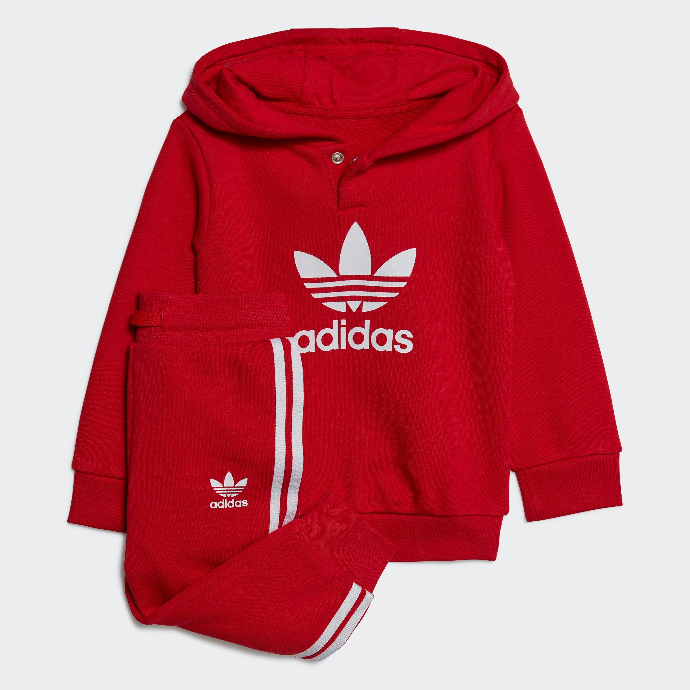 adidas Originals Trainingsanzug ADICOLOR Babys/Kleinkinder HOODIE für Better (2-tlg), Scarlet