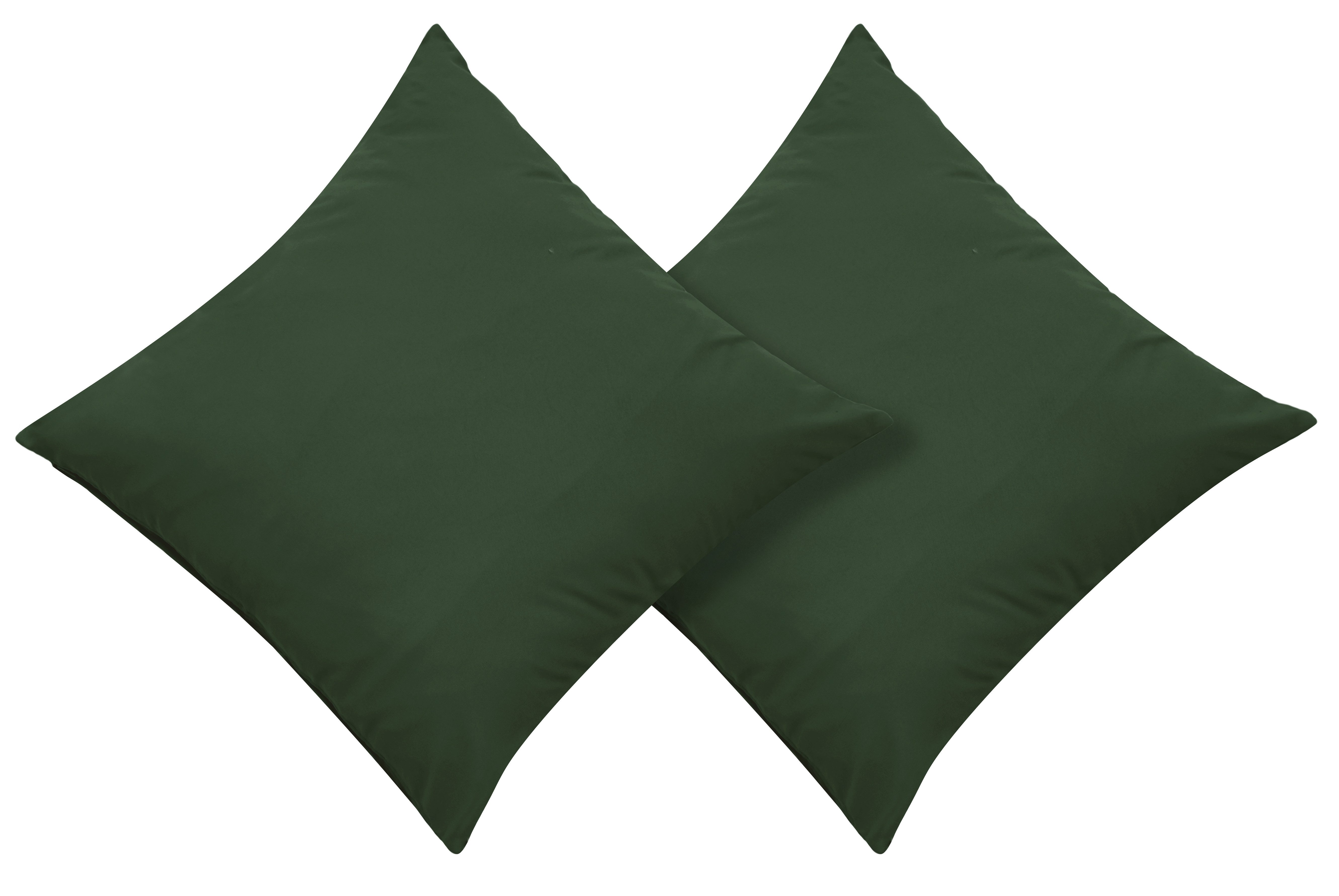 Bruno Banani Dekokissen Lagan, 2-er Set, einfarbig, Kissenhüllen ohne Füllung, 40 x 40 cm