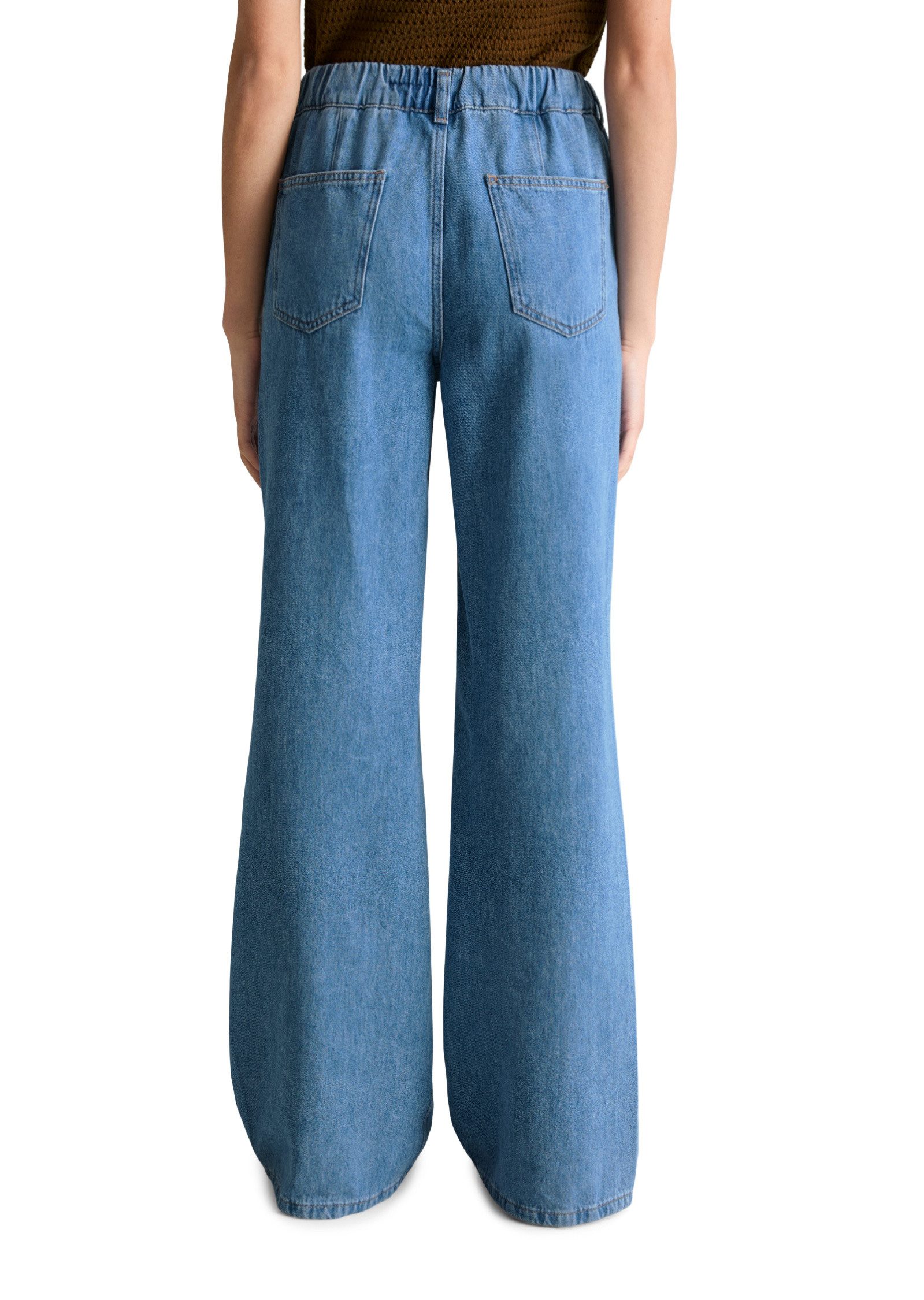 Marc O'Polo DENIM Weite Jeans mit elastischem Bund