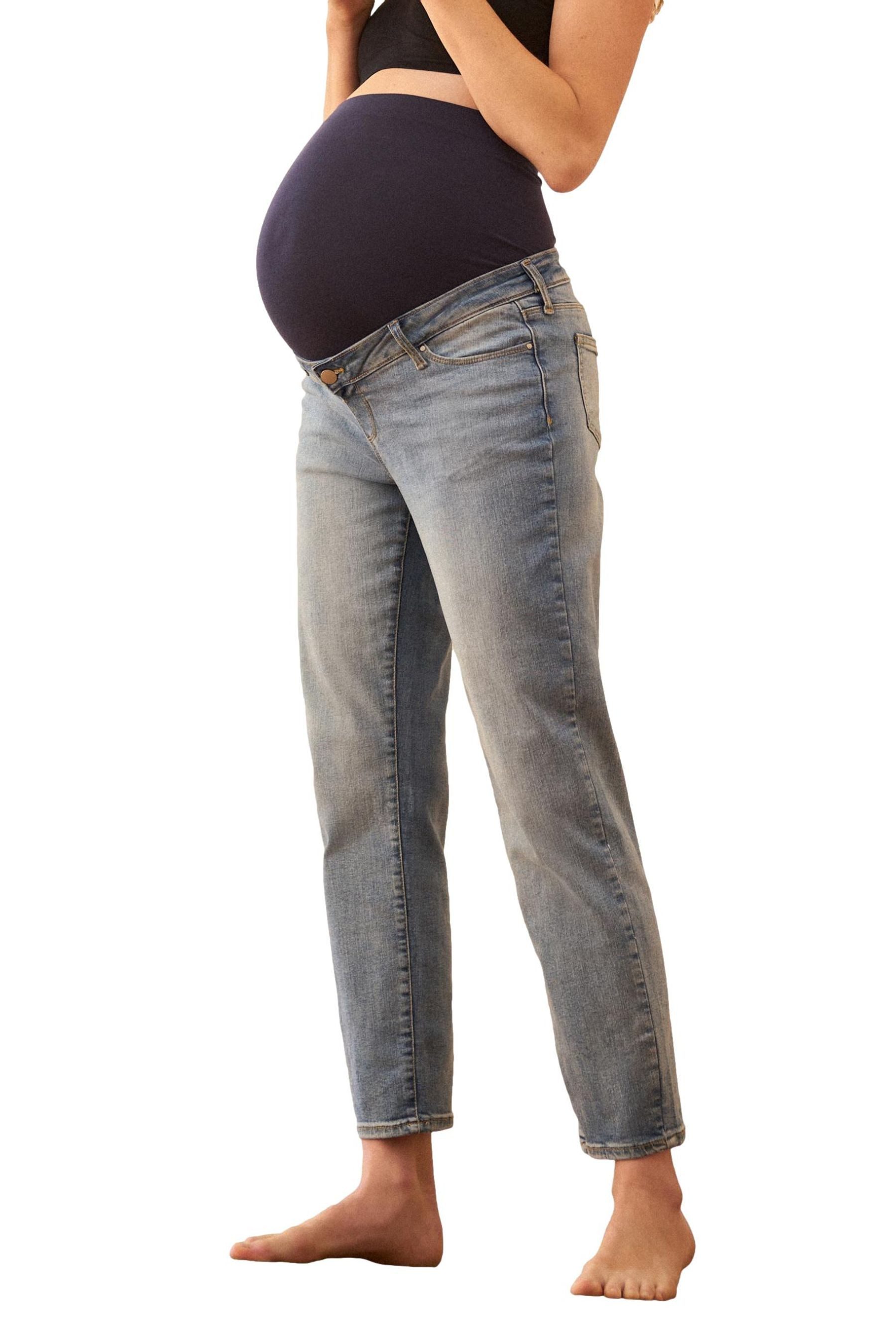 Seraphine Umstandsjeans Seraphine Umstands-Jeans mit Bauchband Tall (1-tlg)