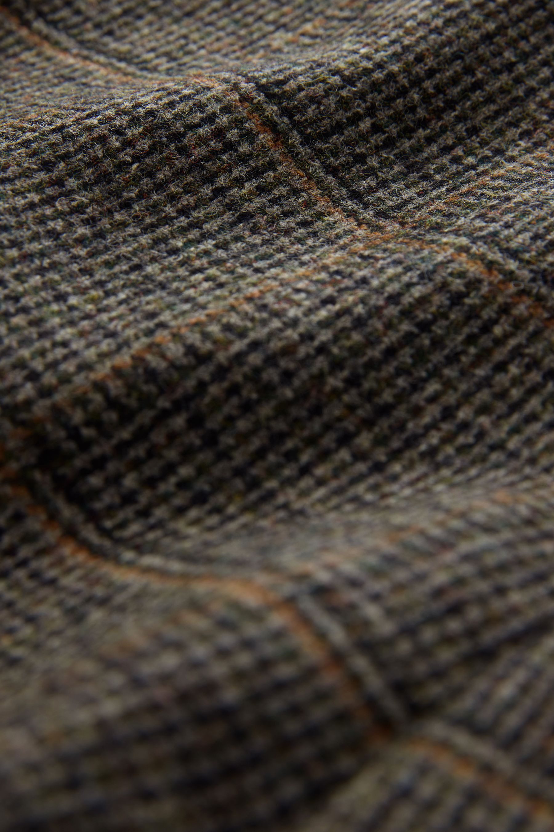 Next Anzughose Signature Karierte Anzughose, Tweed-Wolle (1-tlg)