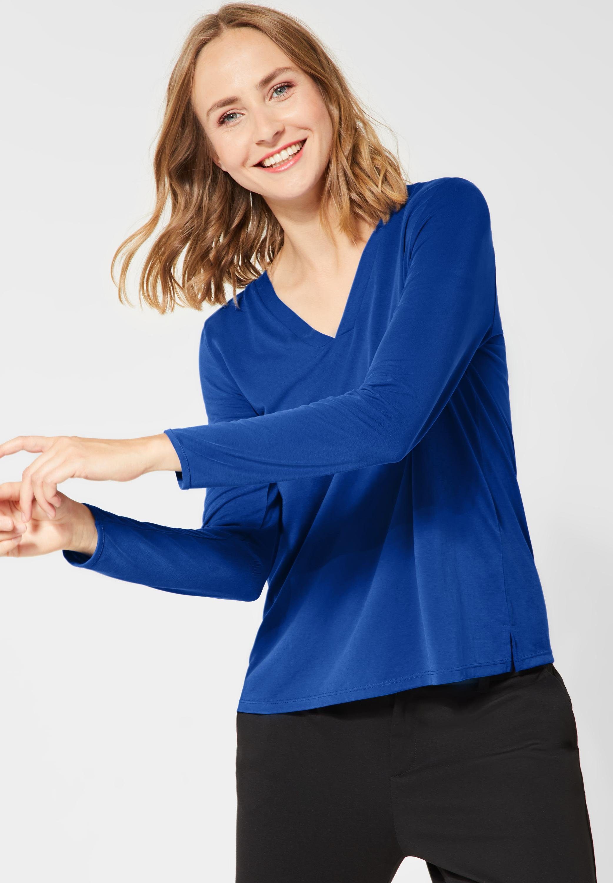 STREET ONE Langarmshirt Basic online kaufen OTTO