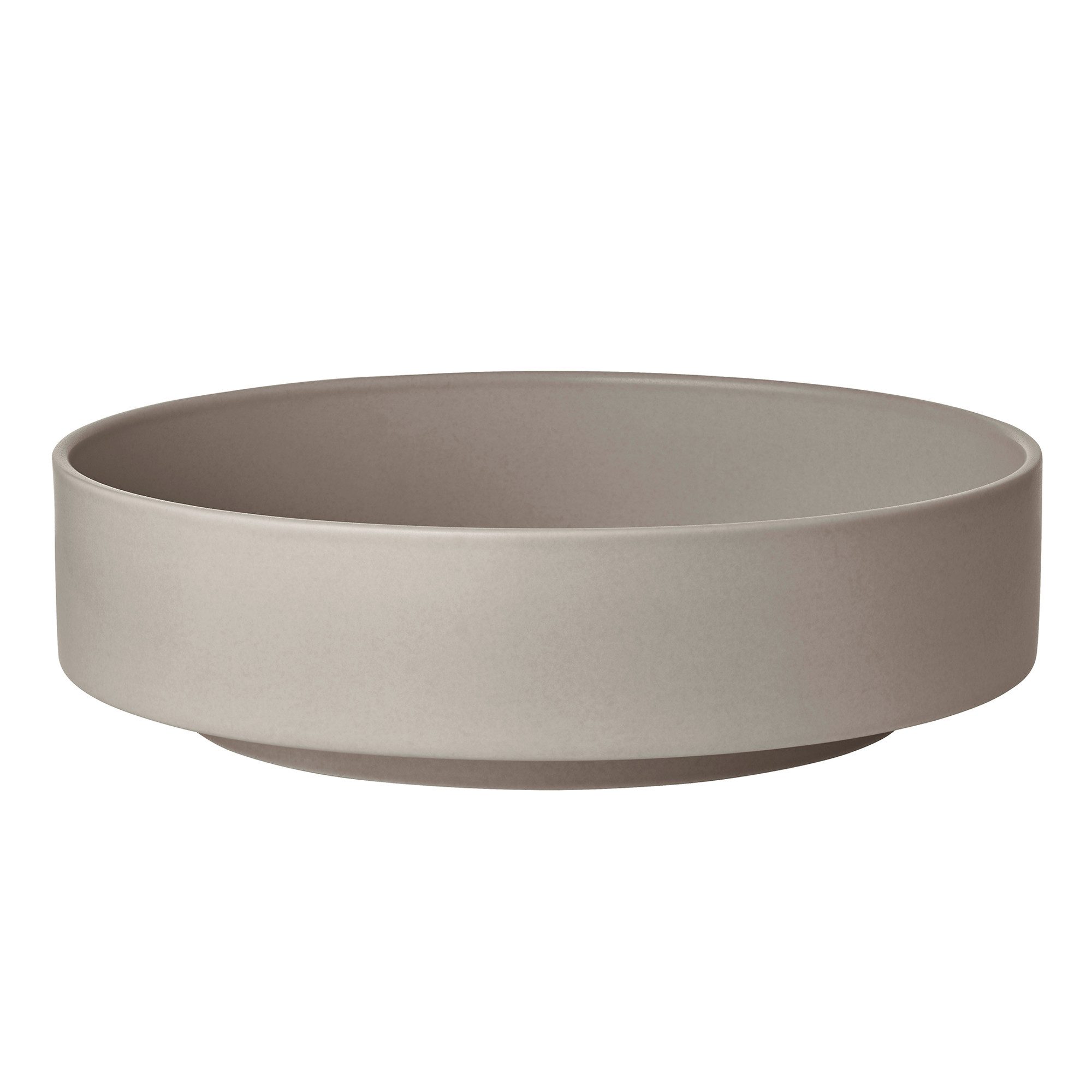blomus Salatschüssel -MAKOTO- Salatschale, Servierschüssel: Modernes Design, Steingut, (1-tlg), Zeitlose Salatschüssel, Unikat-Charakter, matte Glasur