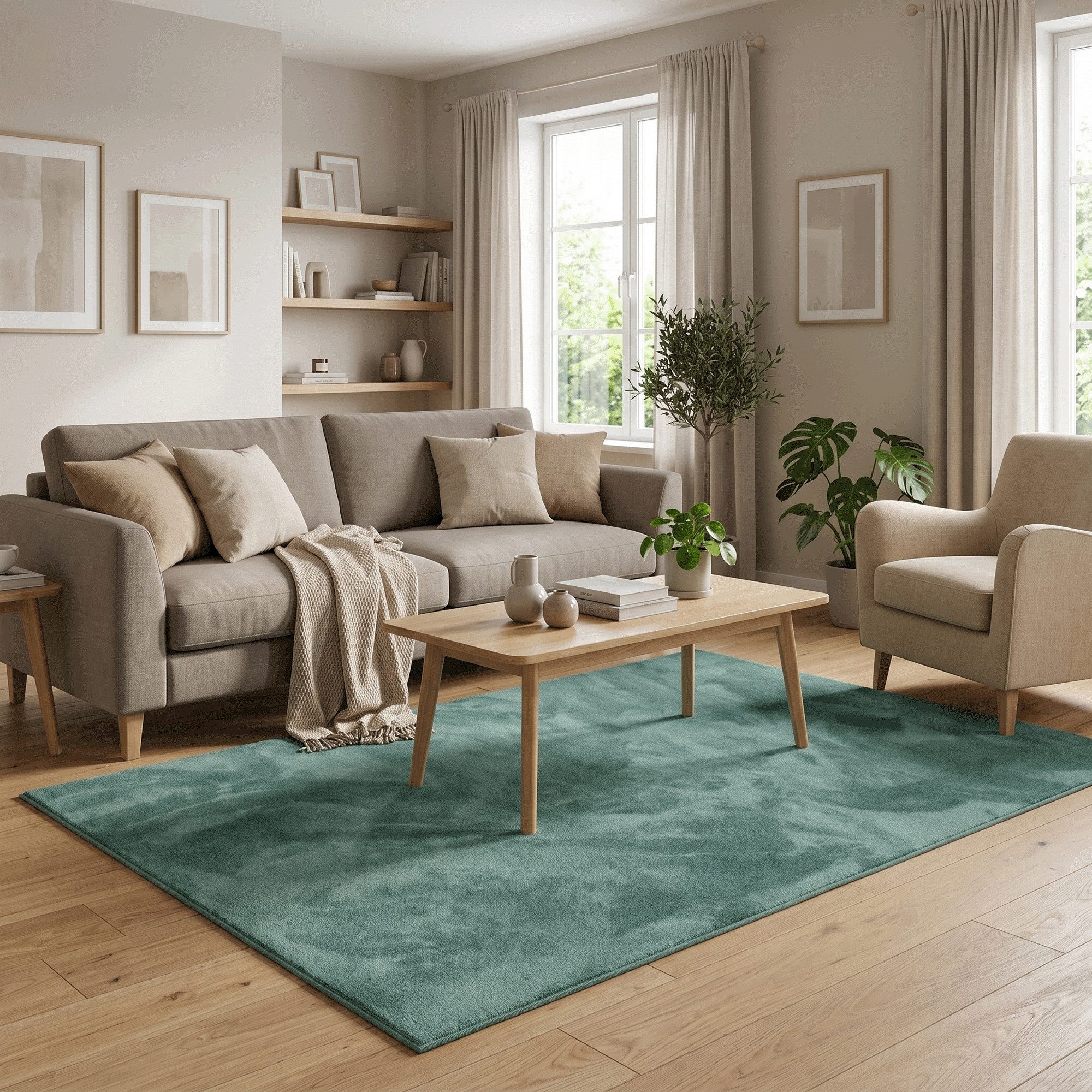 Pergamon Hochflor-Teppich Hochflor Langflor Teppich Super Soft Melia, Rechteckig, Höhe: 20 mm