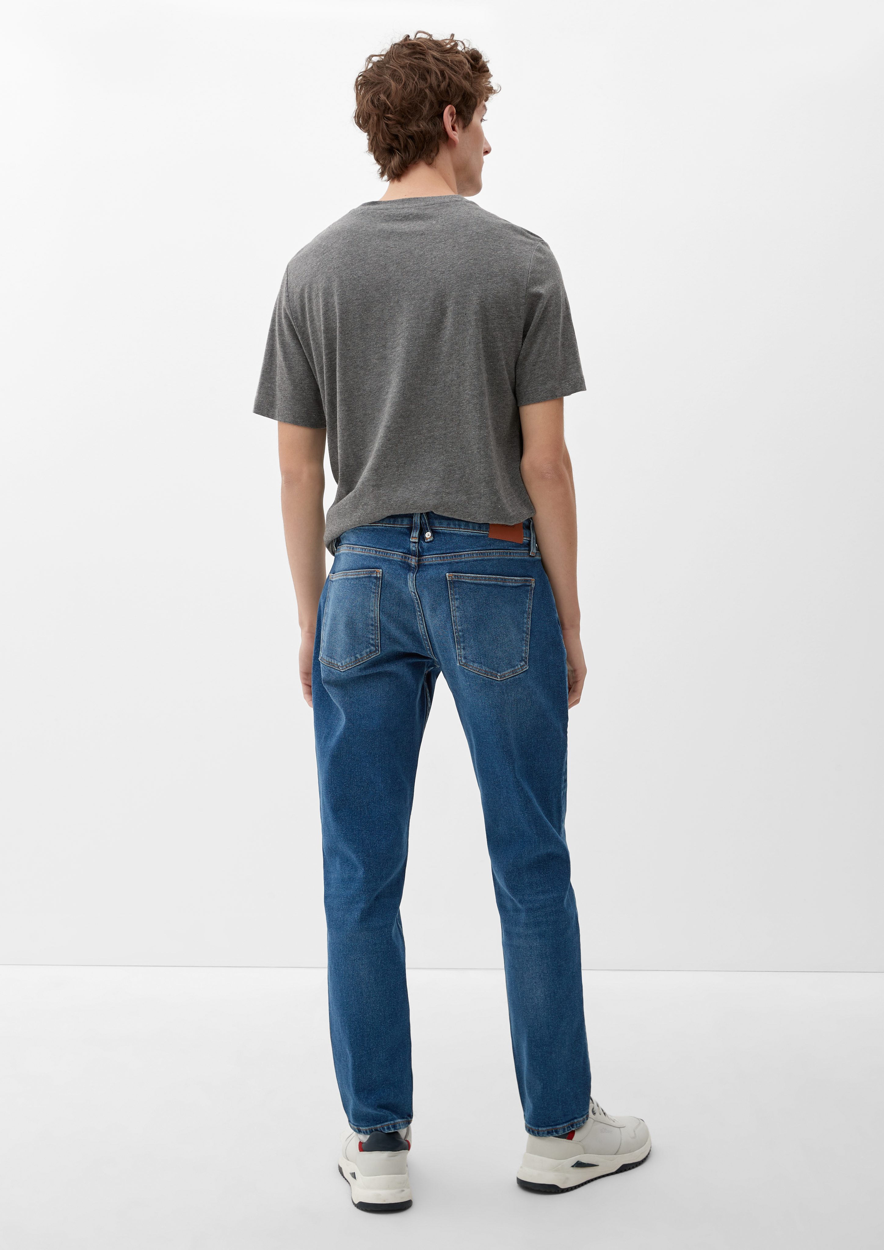 / / Mid Regular Straight Jeans York Leg Fit Rise Stoffhose / s.Oliver