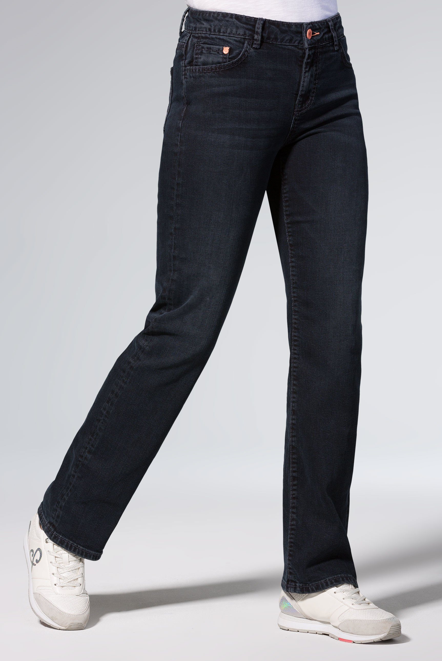 SOCCX Comfort-fit-Jeans mit Stretch-Anteil