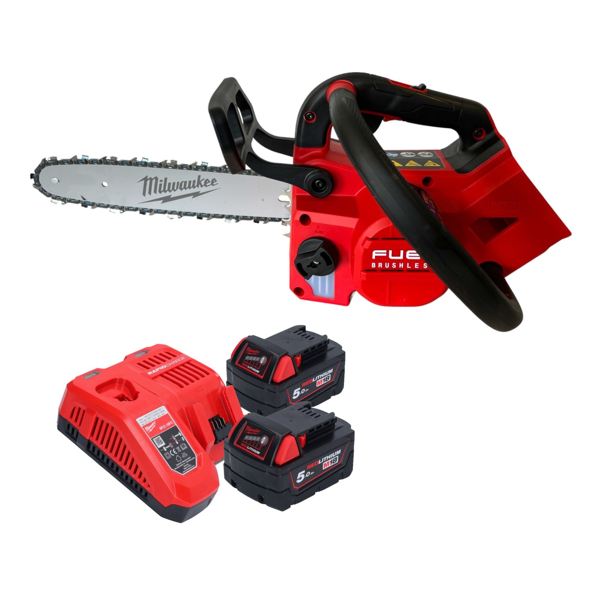 Milwaukee Benzin-Kettensäge M18 FTHCHS30-552 Akku Kettensäge günstig online kaufen
