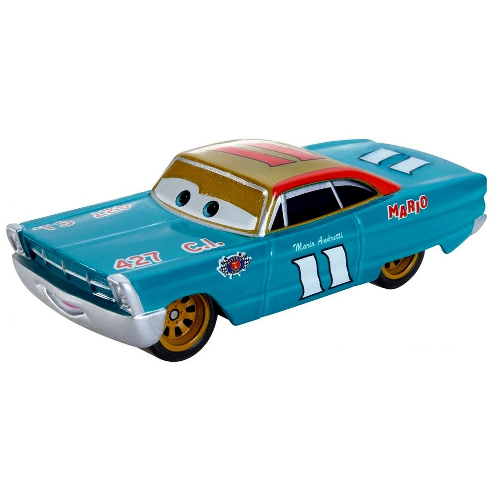 Disney Cars Spielzeug-Rennwagen Mario Andretti FLM08 Disney Cars Die-Cast 1:55 Fahrzeug Auto