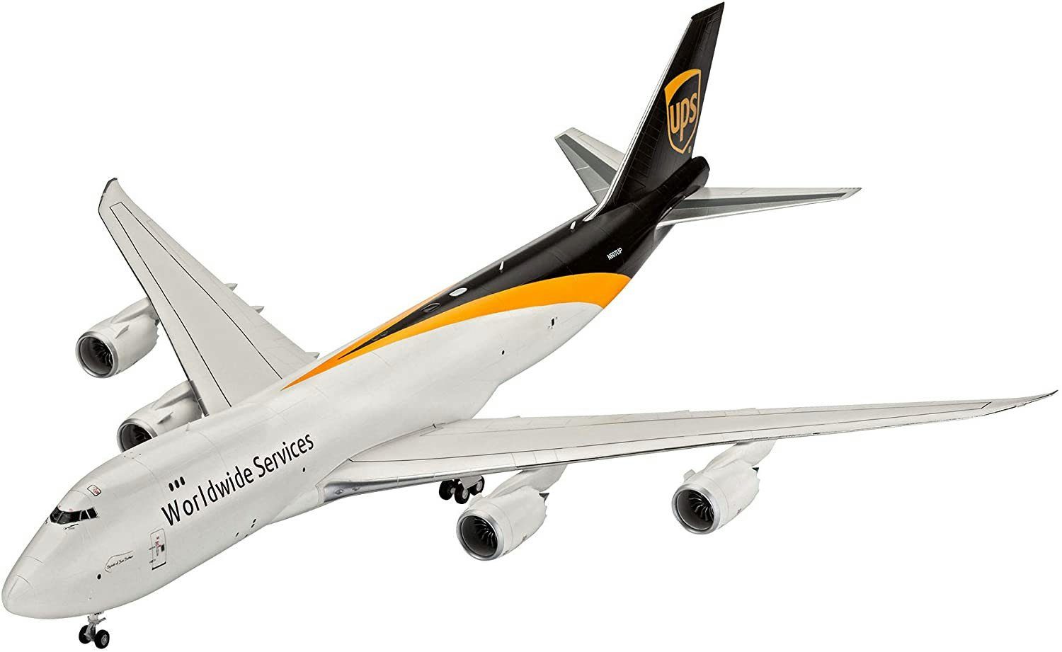 Revell® Spielzeug-Auto Revell 03912 - Modellbausatz Boeing 747-8F, UPS Paketdienst, 16% Frachtkapazität