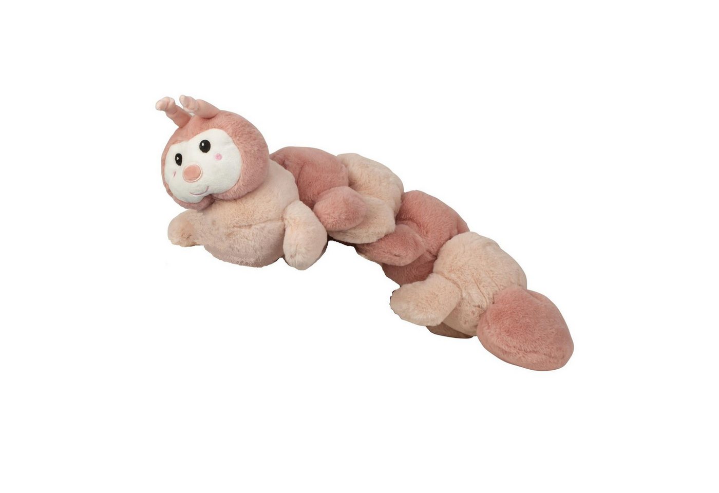 Geschenkestadl Kuscheltier Plüsch Raupe 60 cm in Rosa oder Blau – Spezialist fürs Nichtstun (Plüschtier, Raupe), kuschelweich
