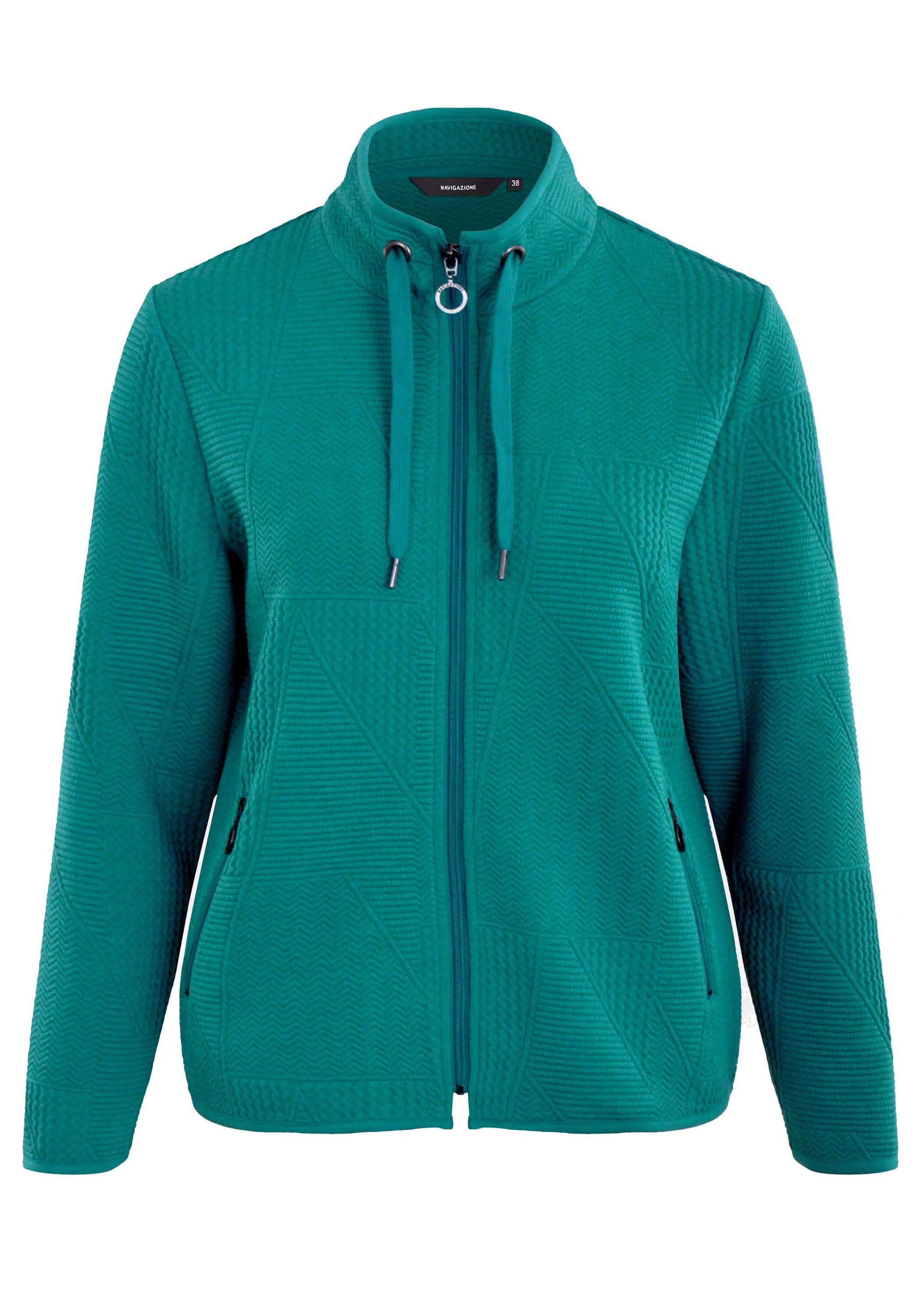 NAVIGAZIONE Sweatjacke mit Struktur