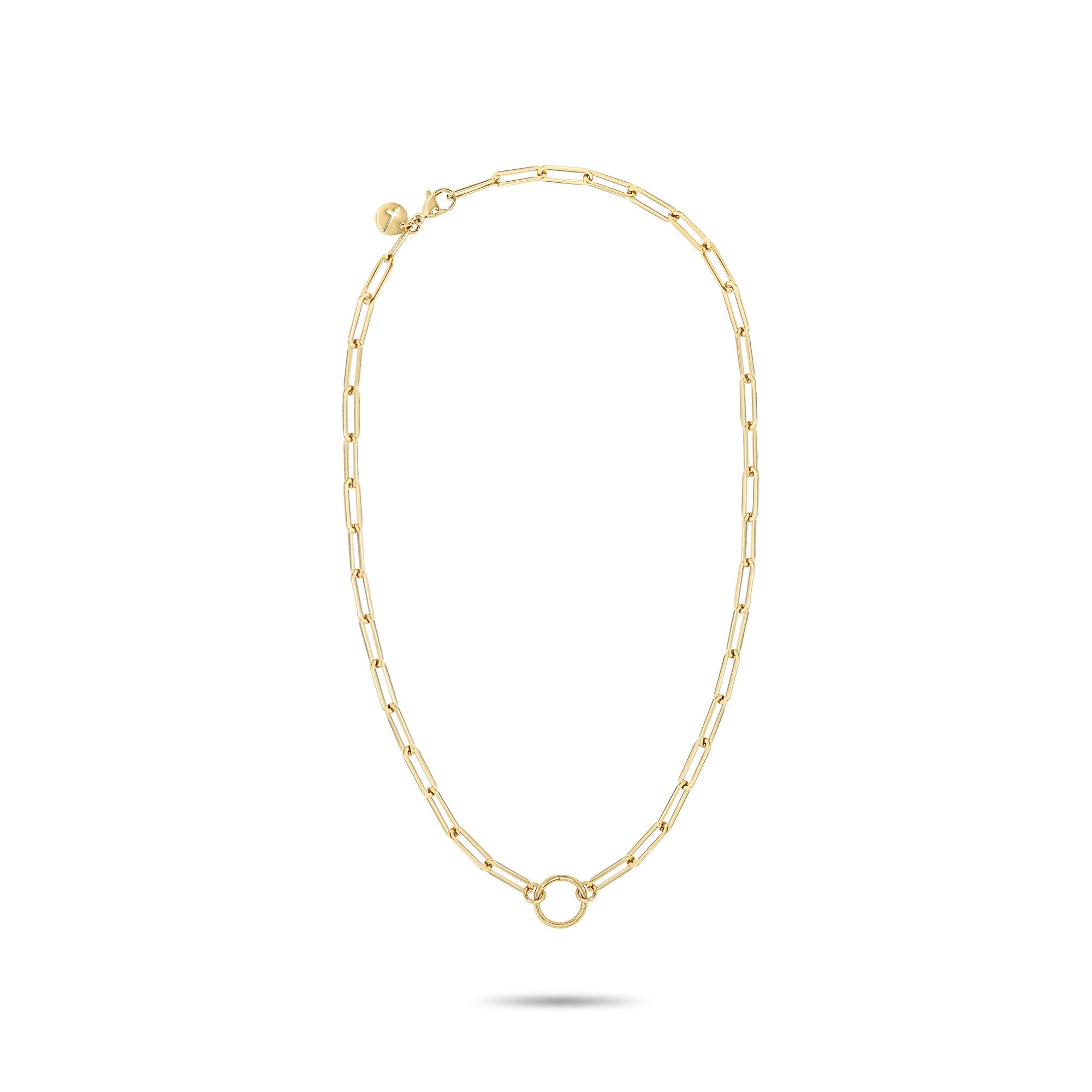 Tamaris Charm-Kette Schmuck Geschenk Edelstahl Charm Halskette The Link Chain