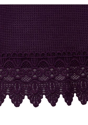 M. COLLECTION Кофта трикотажная с изящный кружева на...