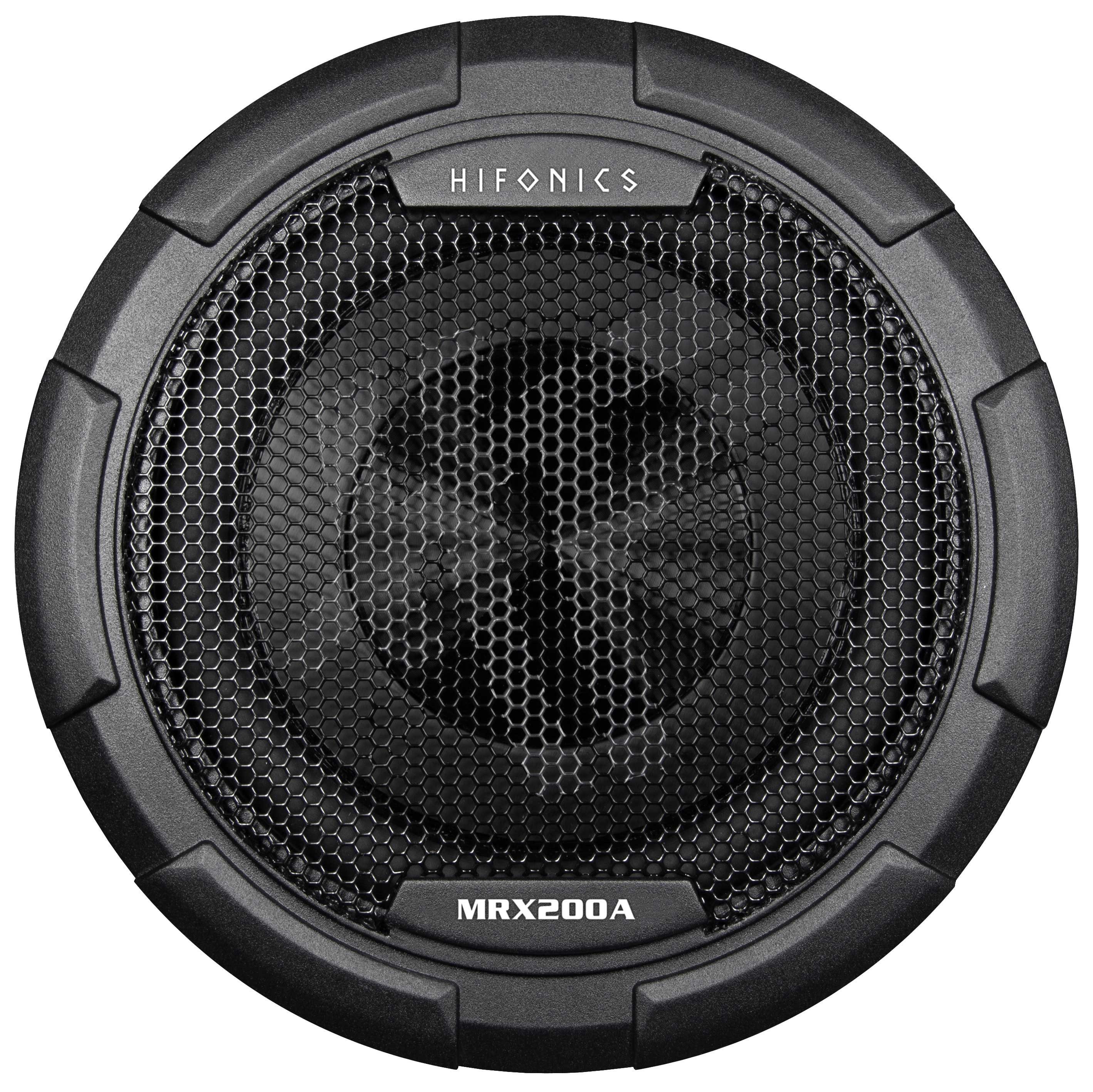 Hifonics MRX200A, 20 cm (8) Aktiv-Subwoofer für Reserverad Auto-Subwoofer (125 W, max.: W 20 cm)
