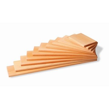 GRIMM´S Spiel und Holz Design Spielbausteine Bauplatten Natur 11 Teile Holzspielzeug Holzbauklötze