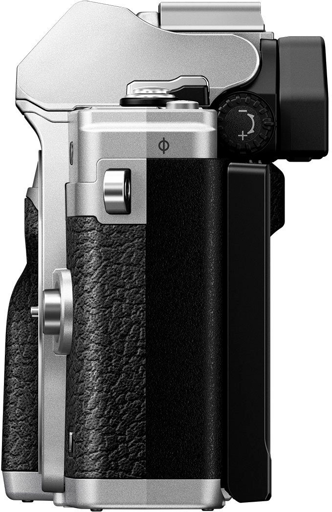 Olympus E-M10 Mark IV Systemkamera (M.Zuiko Digital ED 14‑42mm F3,5-5,6 EZ  Pancake, 20,3 MP, Bluetooth, WLAN (WiFi), +BLS-50, F-5AC USB-AC Adapter,  USB cable, Shoulder Strap)