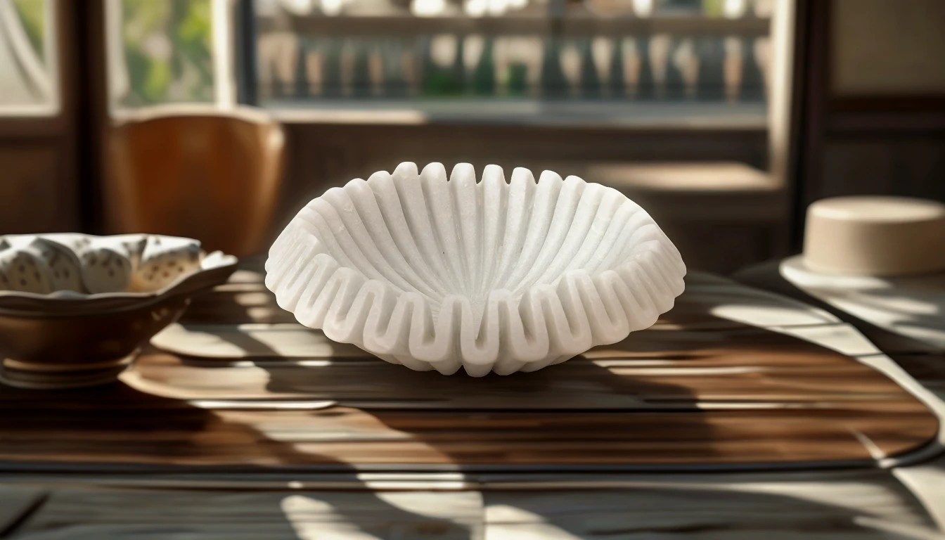 houseproud Dekoschale Serene Schale in Muschelform, groß