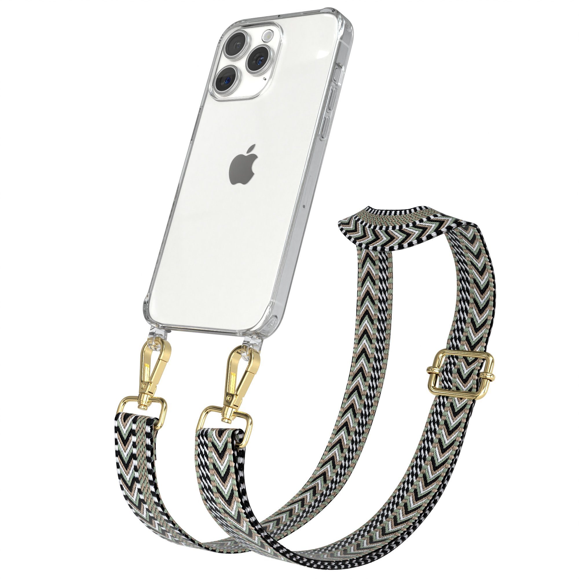 Handykette Silikonhülle mit Kette für Apple iPhone 15 Pro Max