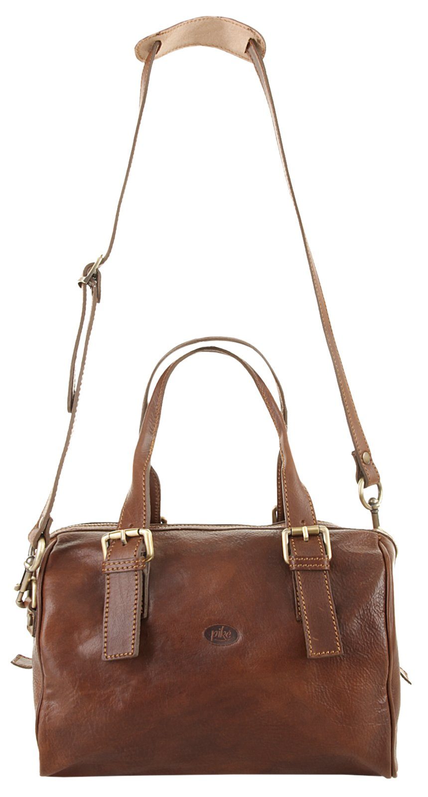 Piké Henkeltasche (1-tlg), echt Leder, Made in Italy