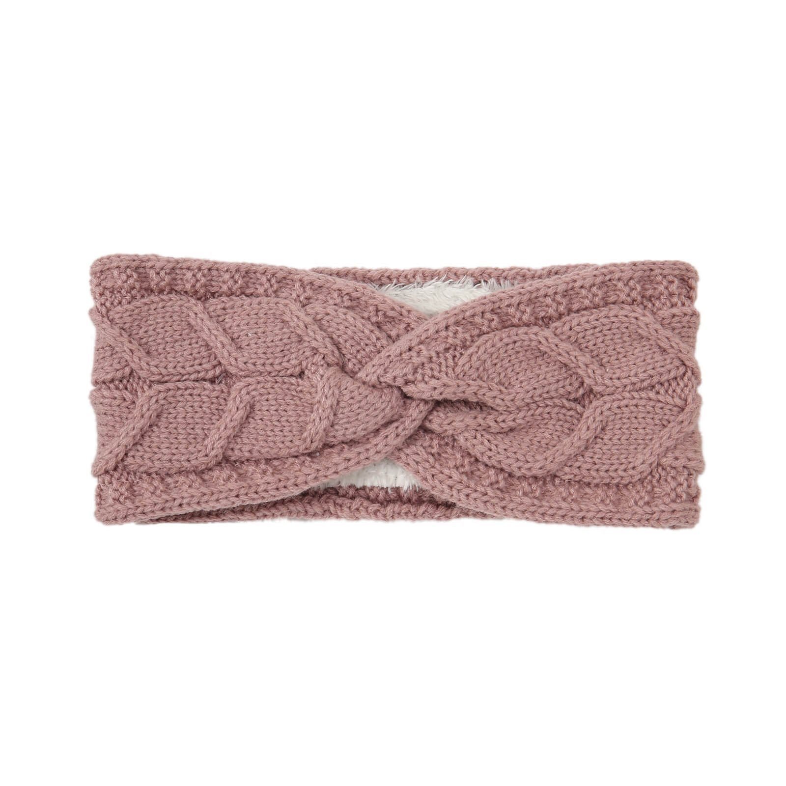 Leoberg Stirnband (Einzelartikel) Damen Winter Kopfband - Haarband Headband Verschiedene Designs 177075-Rosa-20 | Stirnbänder