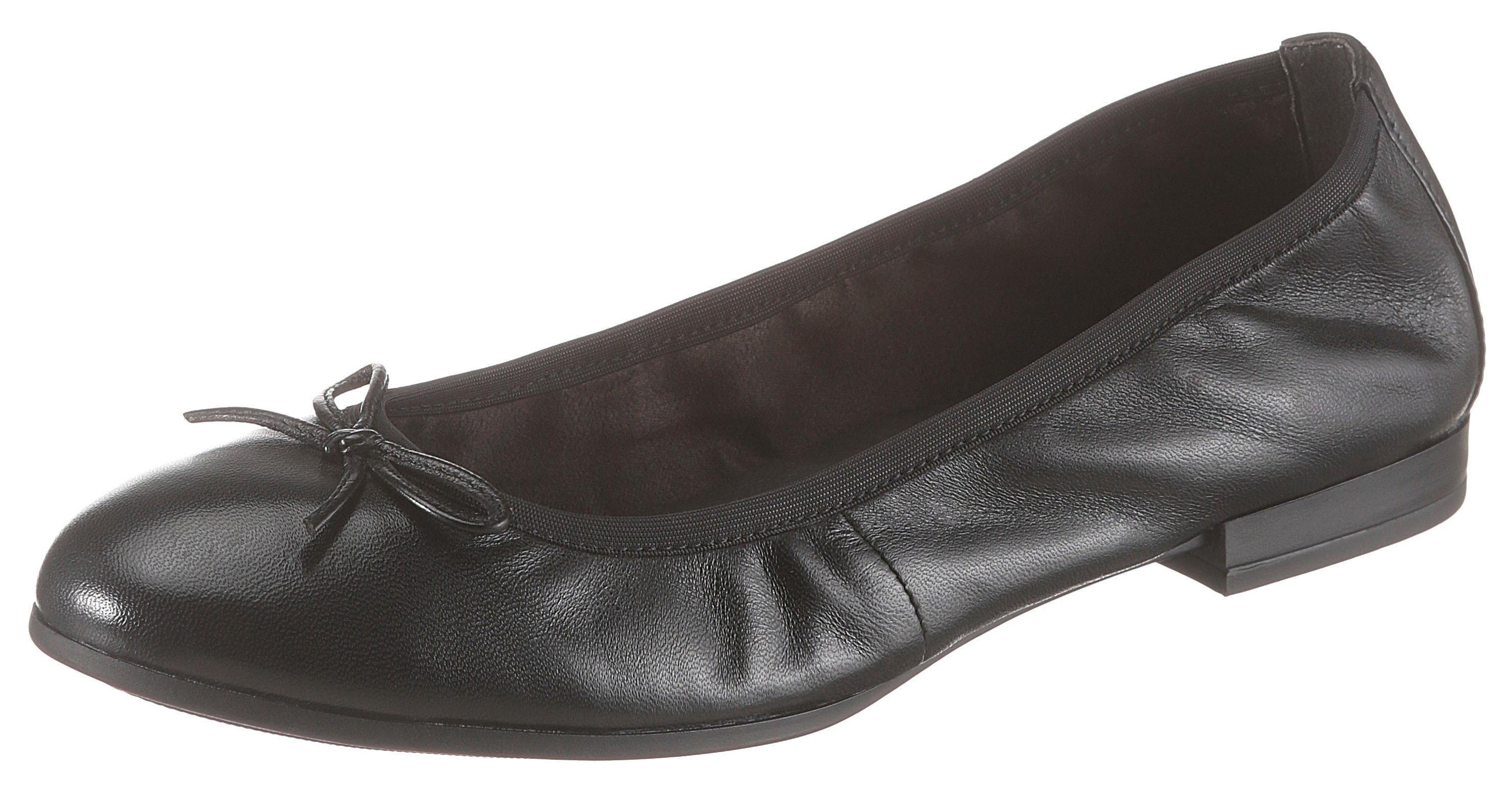 Tamaris Ballerina Flats, Slipper, Businessschuh mit dekorativer Schleife