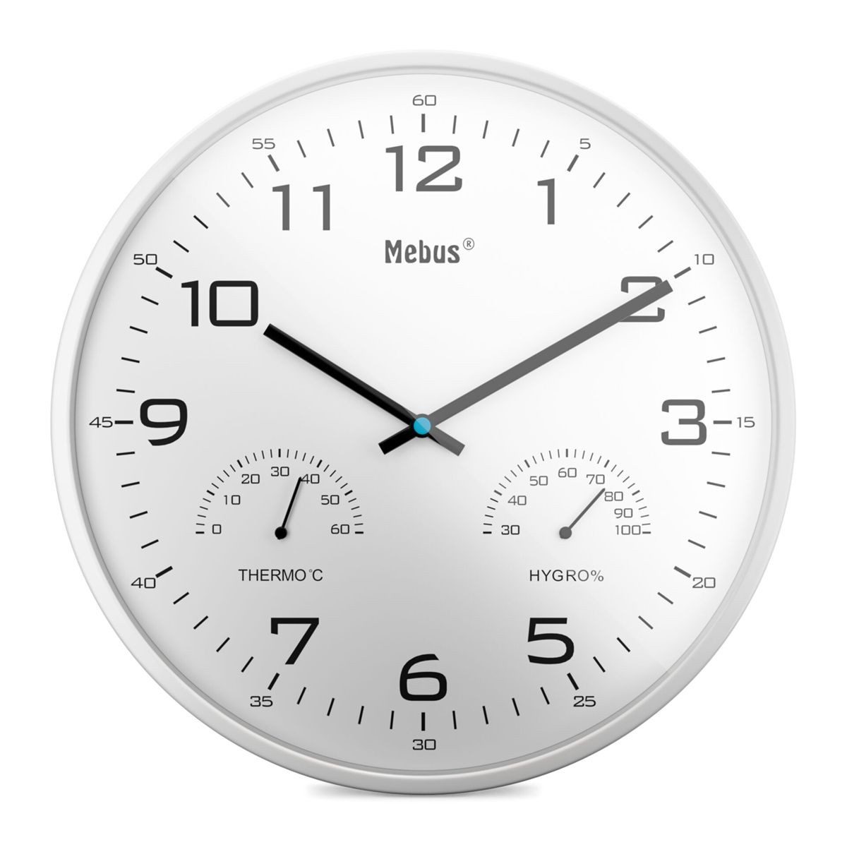 Mebus Wecker 16181 Quarz-Wanduhr