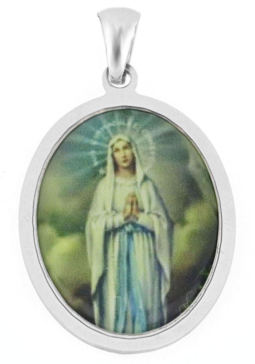 Firetti Kettenanhänger »Heilige Maria, glänzend, rhodiniert, ovale Form«  online kaufen | OTTO