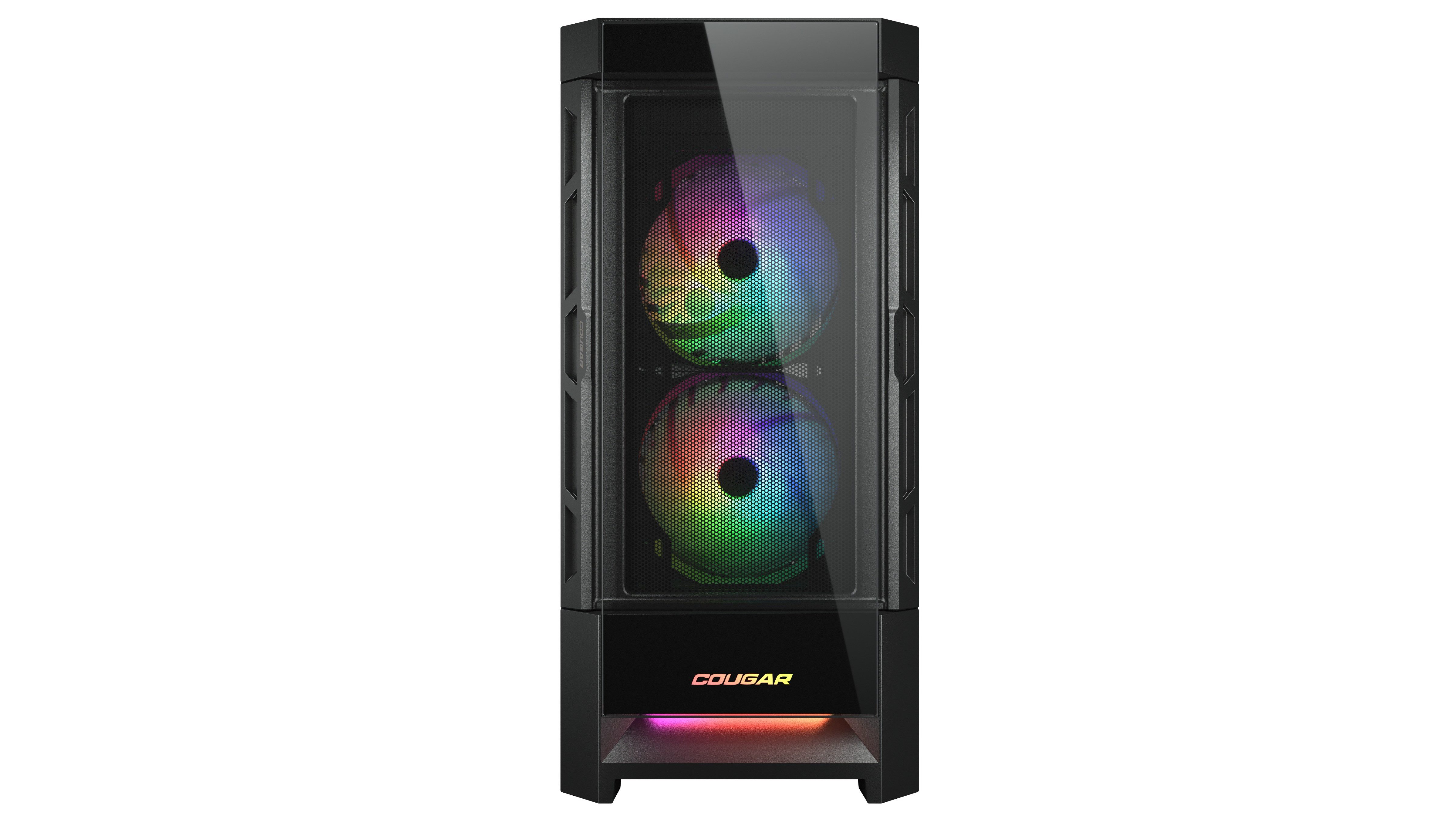 Cougar PC-Gehäuse DUOFACE RGB, Mid Tower, Schwarz