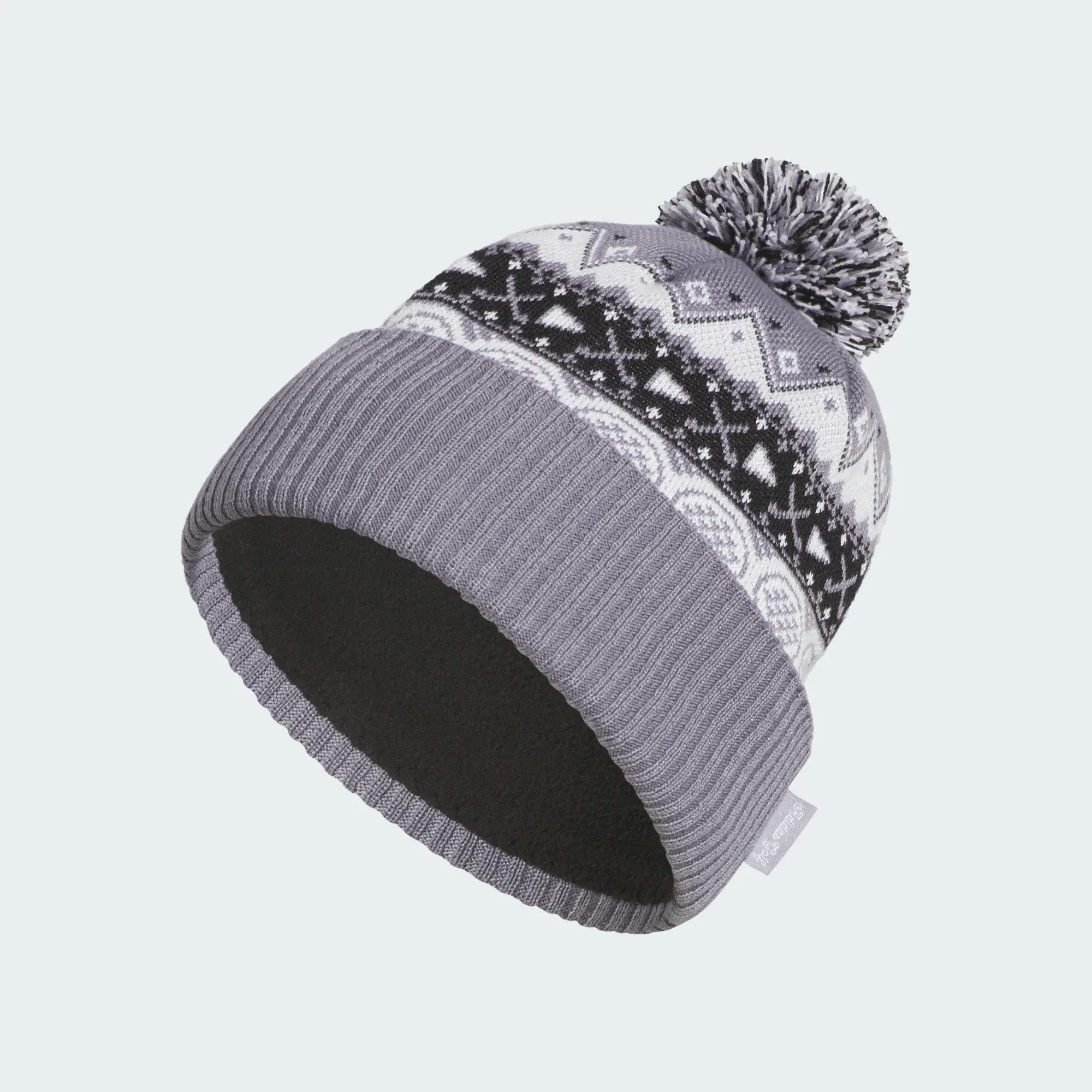 adidas Sportswear Beanie Adidas Golf Pom Beanie Climawarm Grau-Schwarz OSFM