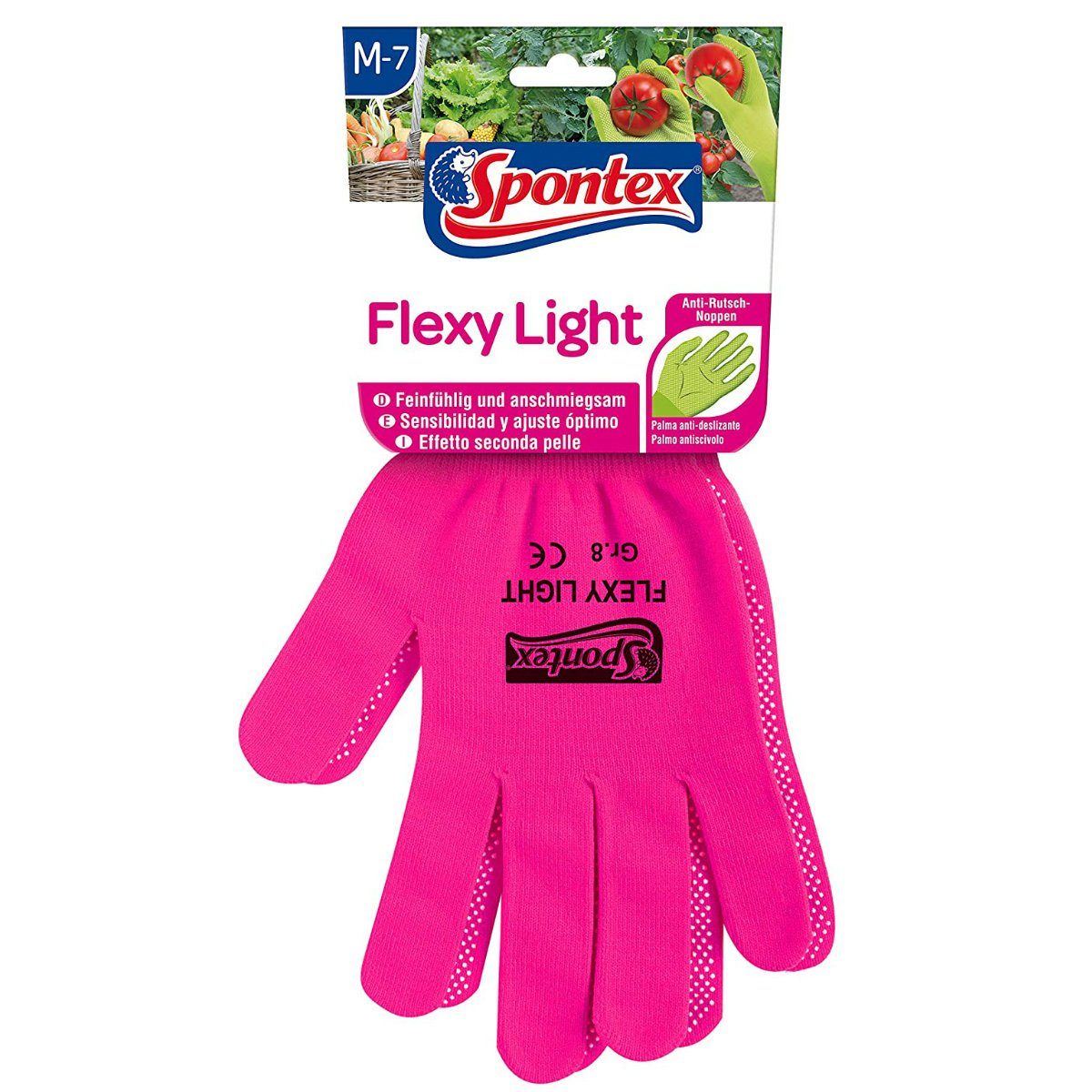 SPONTEX Gartenhandschuhe Aniti-Rutsch Noppen