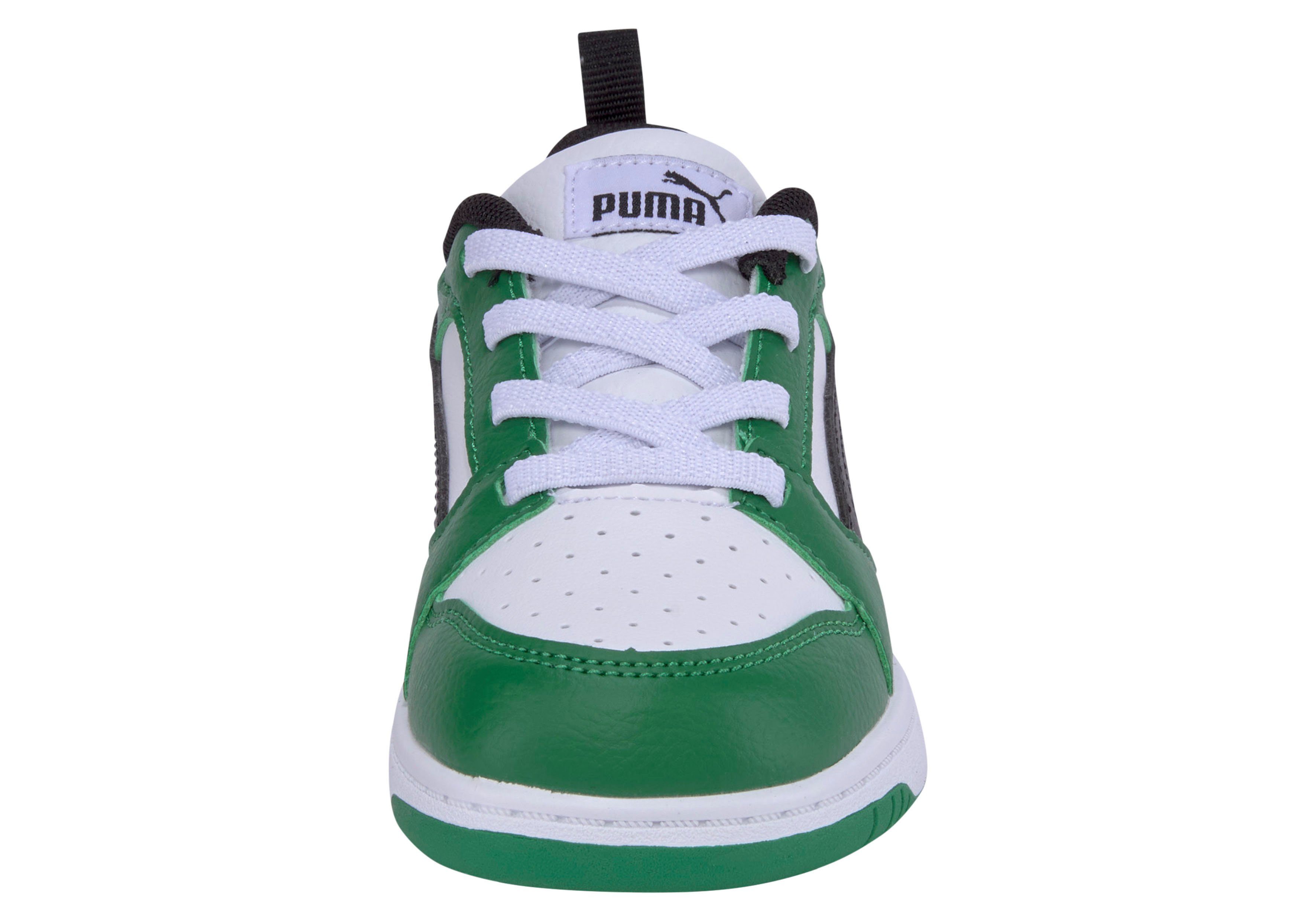 Black-Archive Green AC V6 PUMA REBOUND Sneaker LO White-PUMA INF PUMA