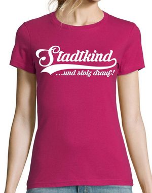 Youth Designz T-Shirt Stadtkind Damen Shirt mit trendigem Frontprint