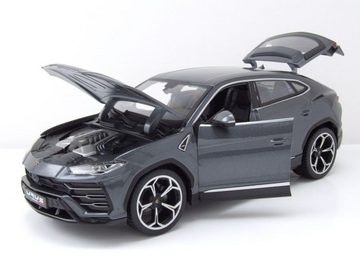 Bburago Modellauto Lamborghini Urus 2018 grau metallic Modellauto 1:18 Bburago, Maßstab 1:18
