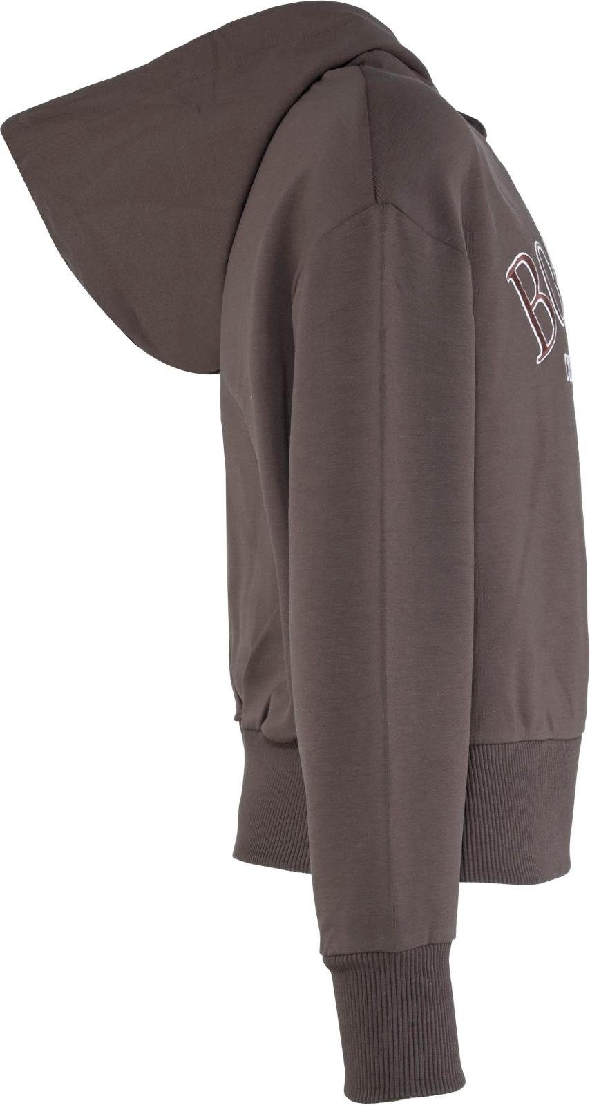 BLUE EFFECT Kapuzensweatshirt blue effect girls Boxy Hoodie Boston Sweatshirt Pullover Kapuze schoko (1-tlg)