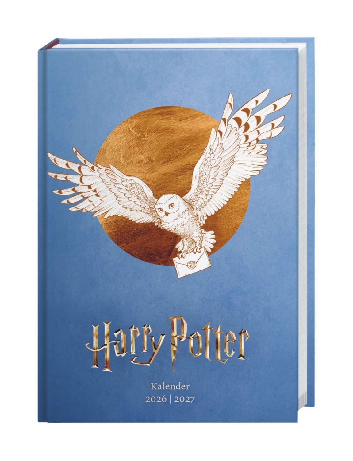 Wandkalender Harry Potter 17-Monats-Kalenderbuch A5 Hedwig 2027 - 17 Monate. Von Au
