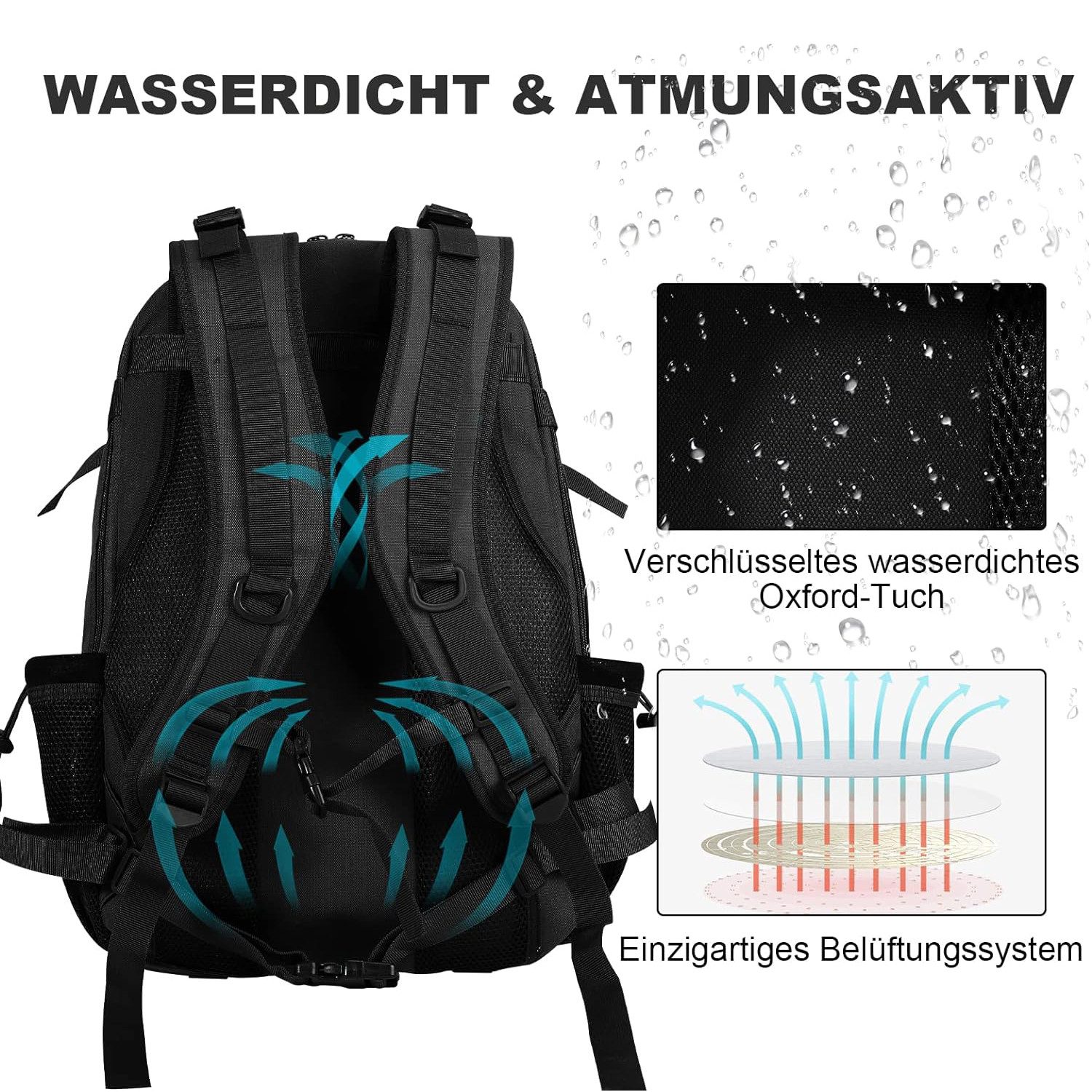 OKWISH Wanderrucksack Militär Rucksack Wander Militärrucksack günstig online kaufen