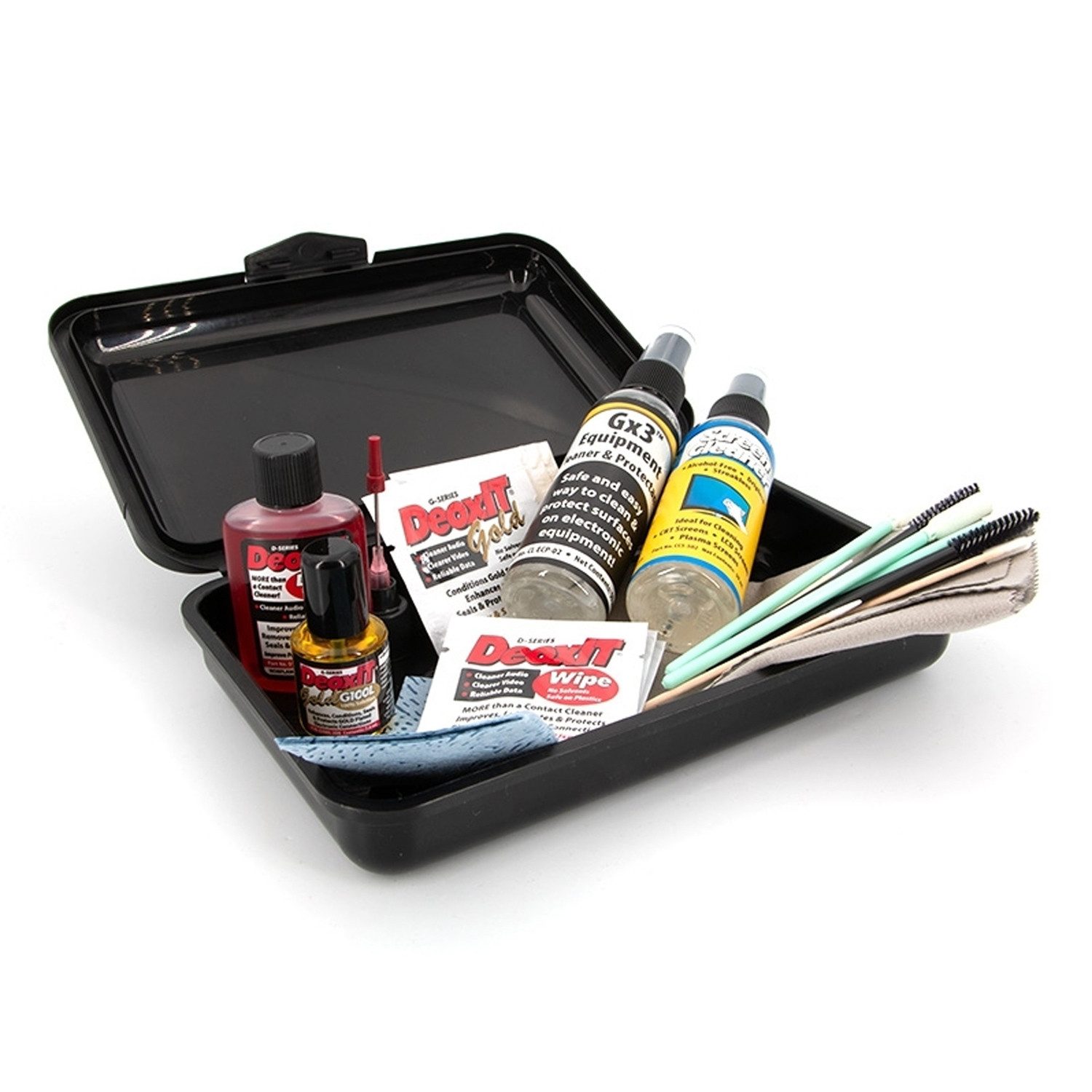 Caig Feinmechaniköl Caig DeoxIT SK-AV35N Audio Video Pflegeset, (1-St., Pflegeset), Set aus Mini-Sprays und Flüssigkeiten