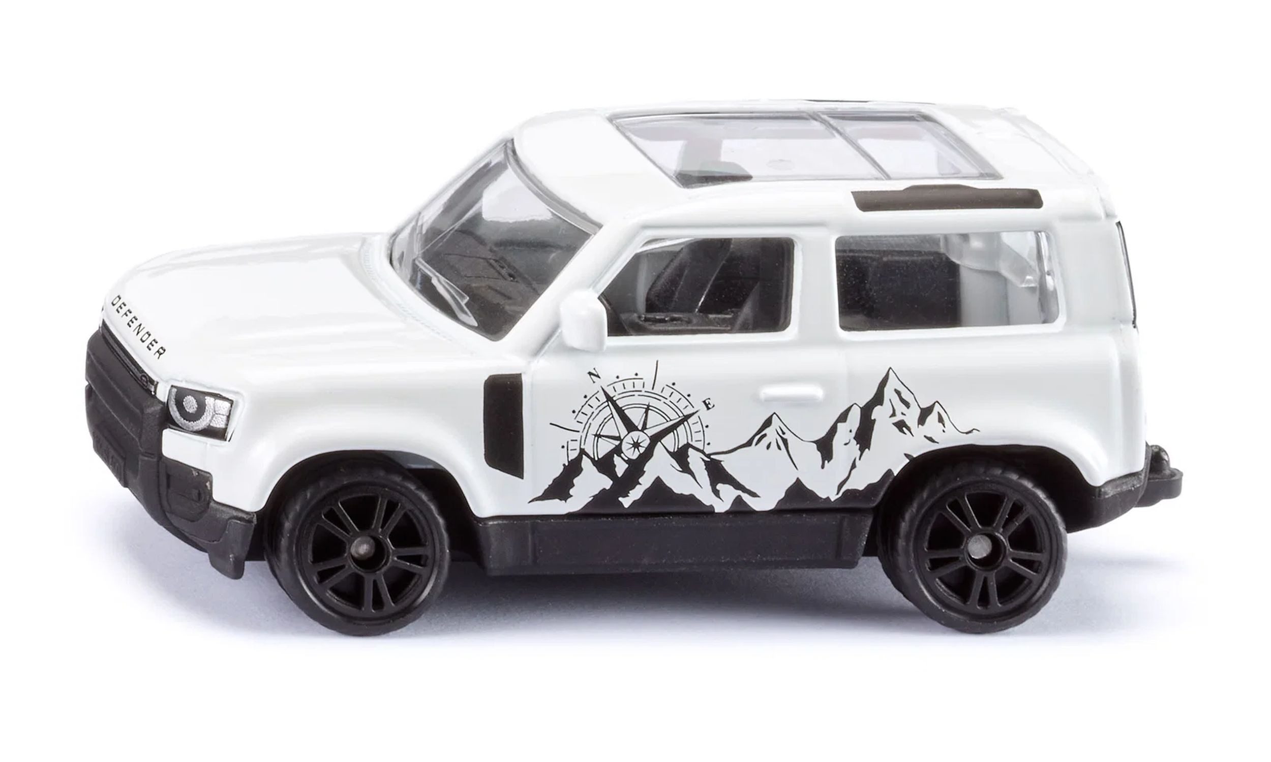 Siku Spielzeug-Auto Land Rover Defender 90 Geländewagen mit Panoramadach, (1-tlg)