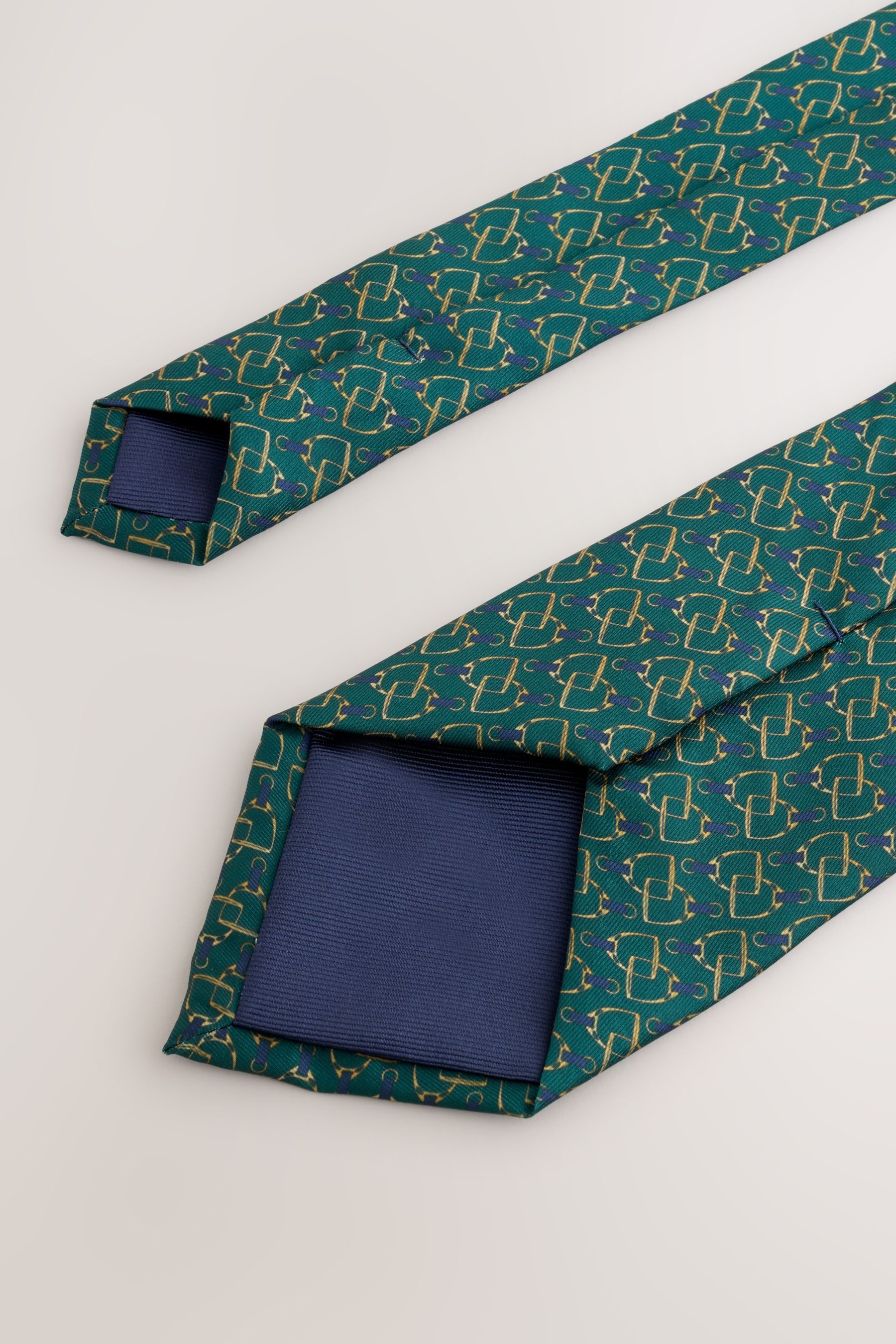 Next Krawatte Krawatte mit Design, Pferderennen (1-St)