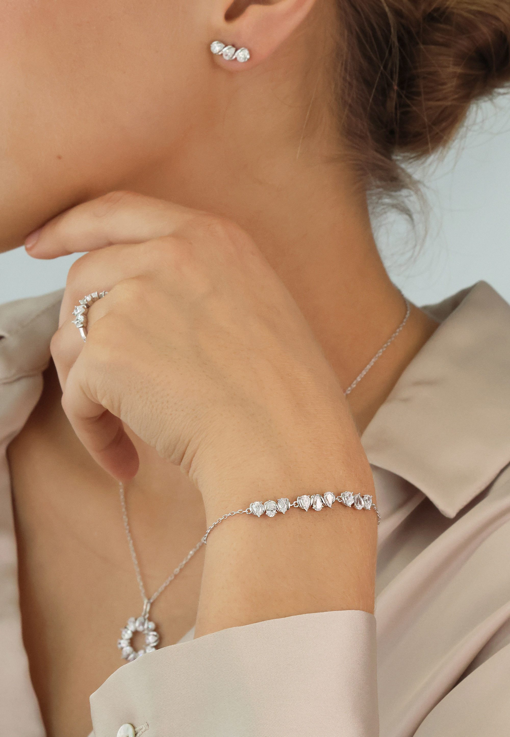NANA KAY Armband Sparkly Couture, mit farblosem Stein