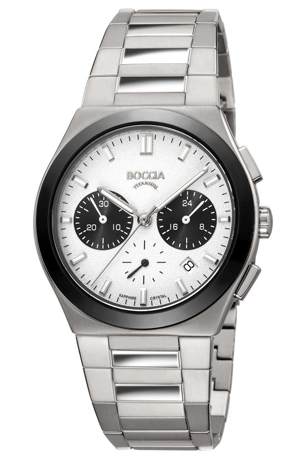 Boccia Quarzuhr Chronograph Titan Saphirglas