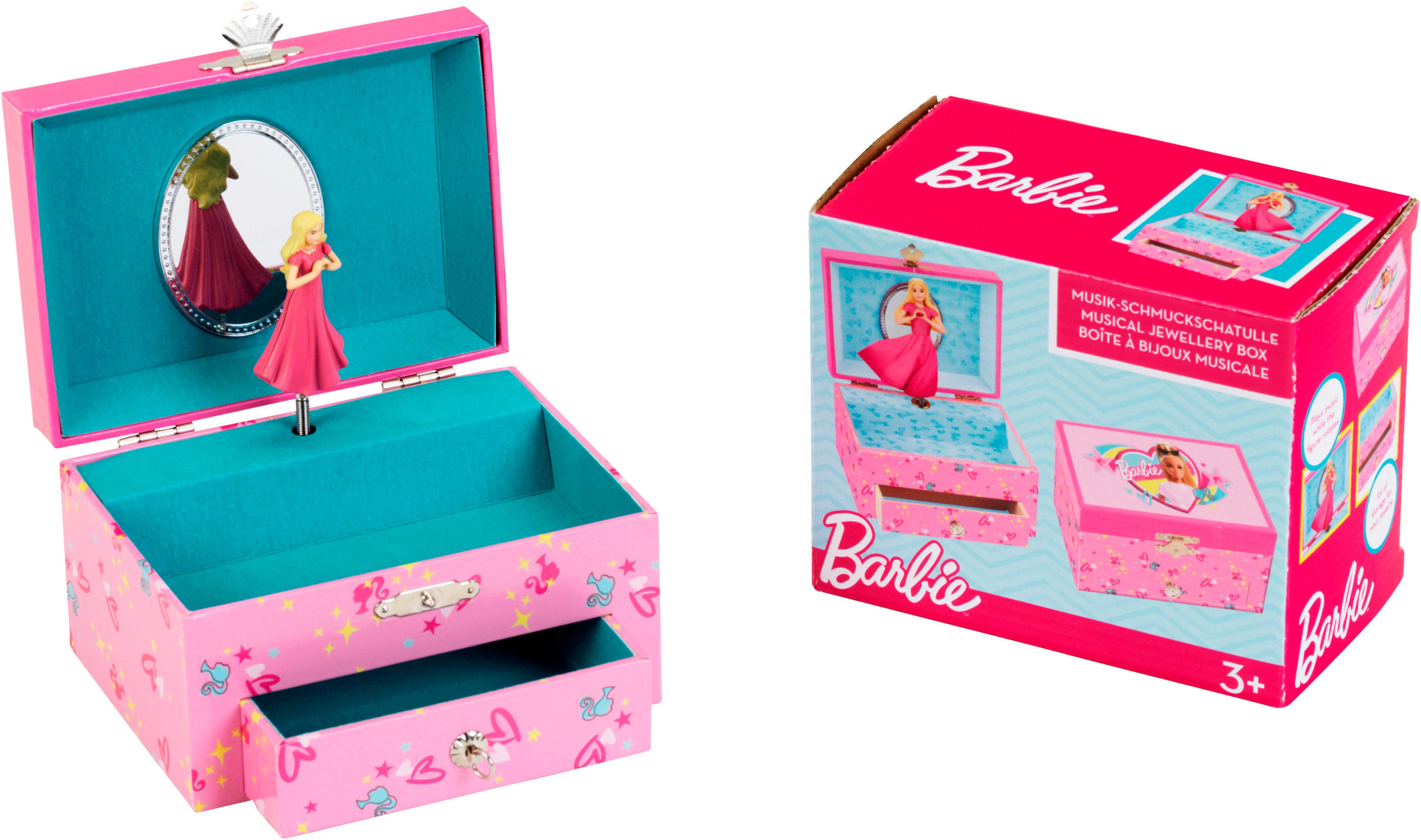 Klein Schmuckkasten Barbie - Musikalische Schmuckschatulle günstig online kaufen