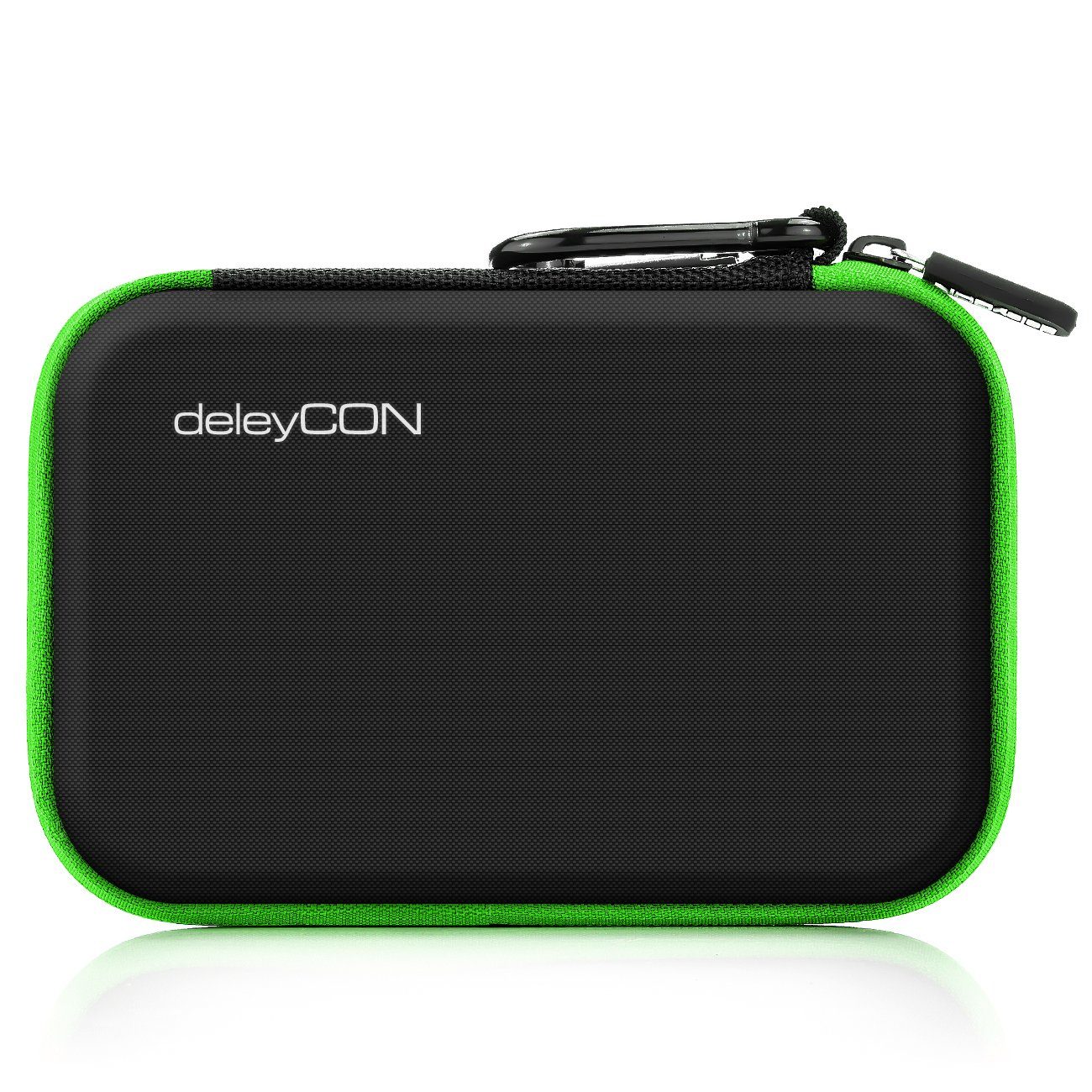 Schwarz für Fächer Case Festplattentasche HDD 2,5 Festplattentasche deleyCON Zoll deleyCON 2 SSD