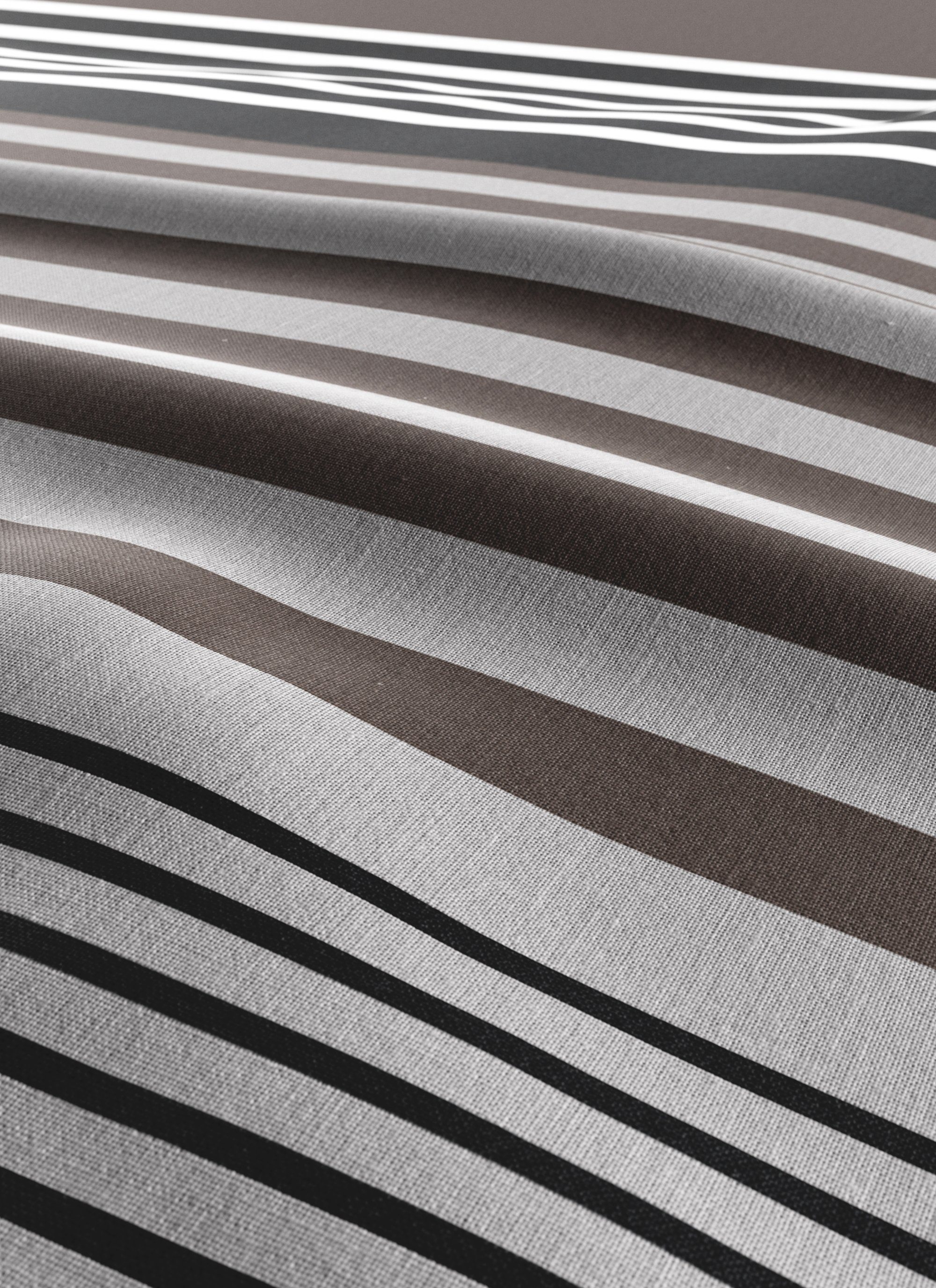 OTTO home Bettwäsche Majoran in 135x200, 155x220 cm u.a. Bettwäsche-Set mit Streifen, Linon, 2 teilig, gestreifte Bettwäsche in 4 Qualitäten, Marke H.I.S by OTT – Bild 4 von 5