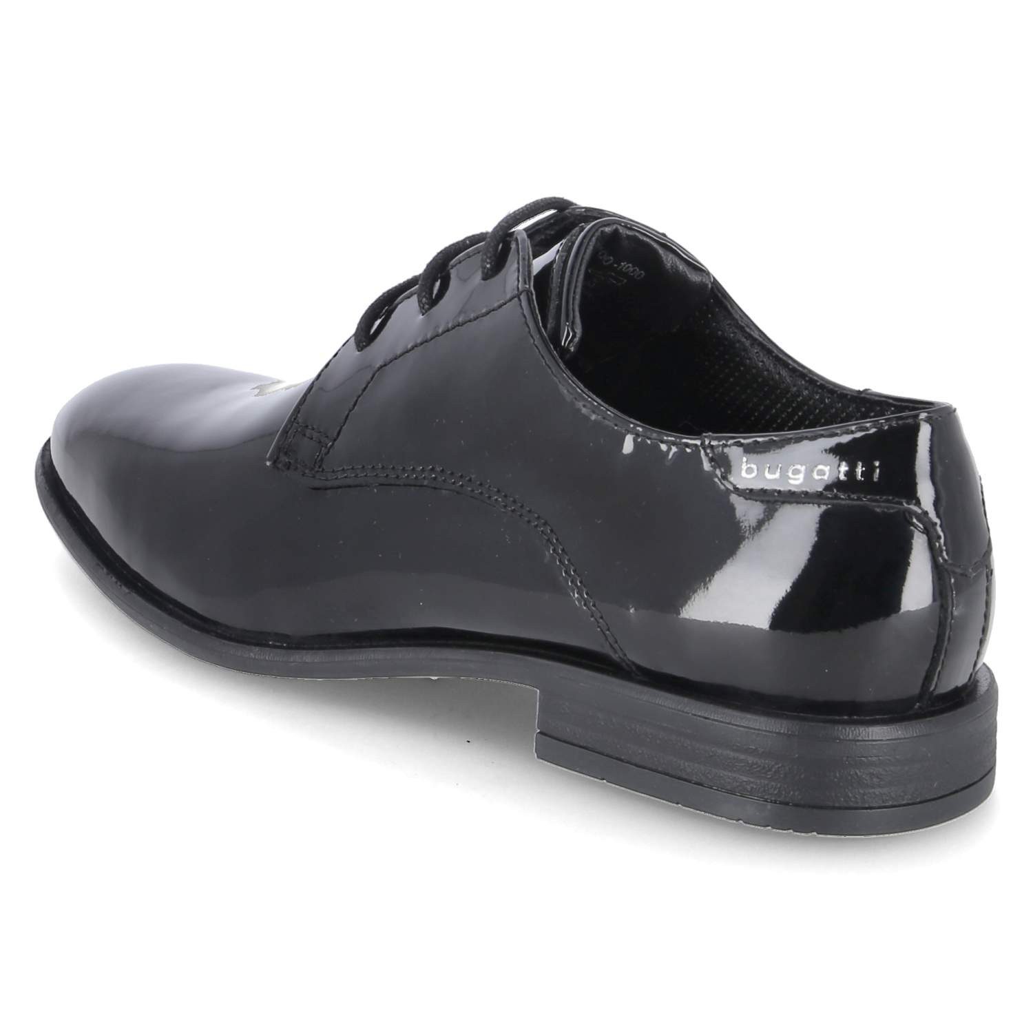 bugatti Bugatti 311AJX021700-1000 Herren Lackleder schwarz Schnürschuh