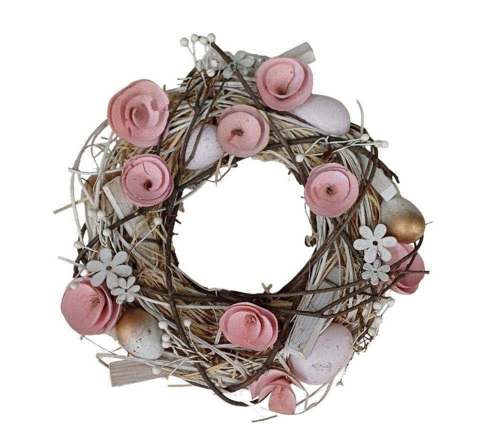 Trend Line Dekokranz TrendLine Dekokranz Rattan Ø 24 cm rosa