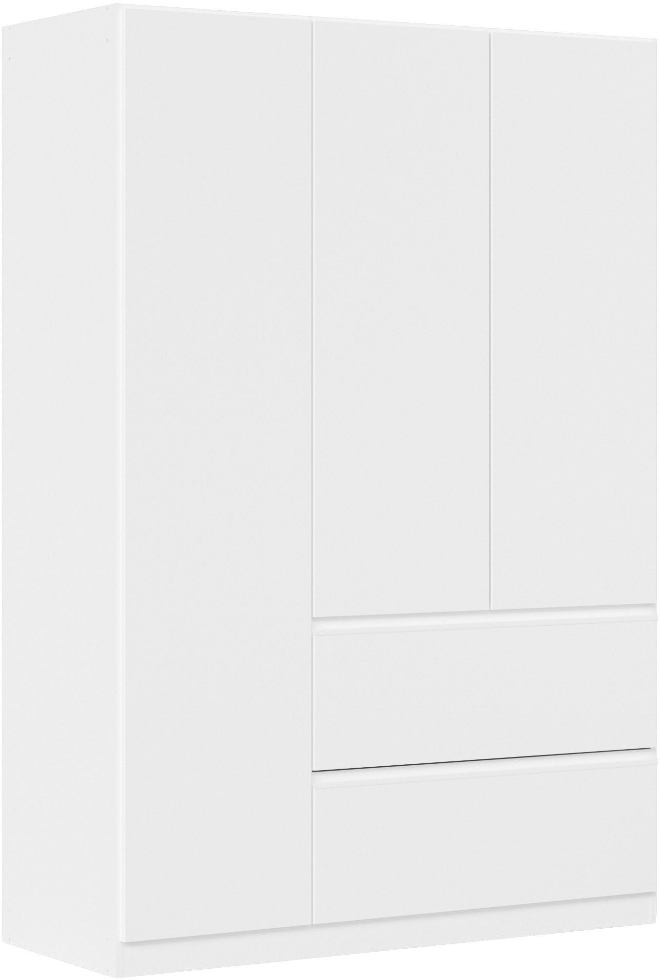 rauch Drehtürenschrank Kleiderschrank Schrank Garderobe COSTA in den Breiten 91/136/181 cm (in 3 Ausstattungen BASIC/CLASSIC/PREMIUM) viel Platz, grifflose Front und Push-to-Open Funktion MADE IN GERMANY