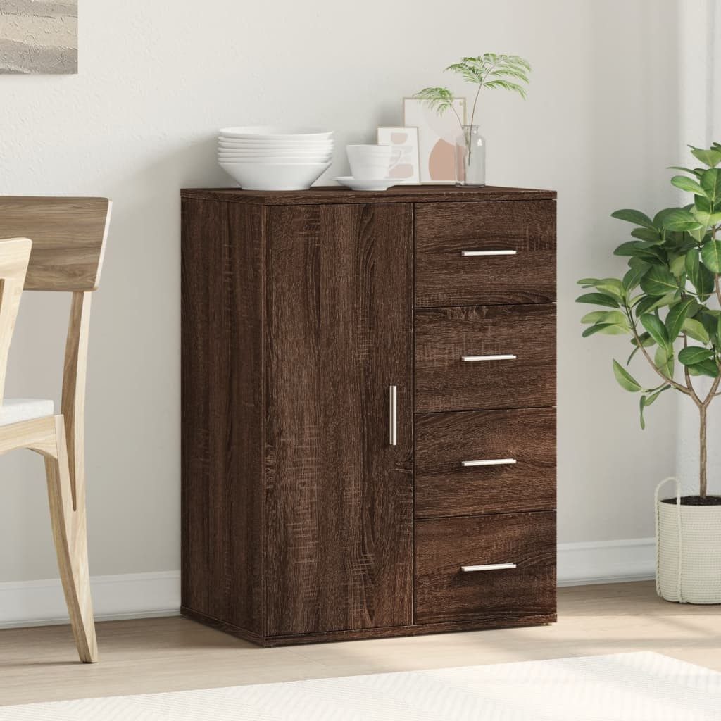 vidaXL Sideboard Sideboard Braun Eichen-Optik 59x39x80 günstig online kaufen