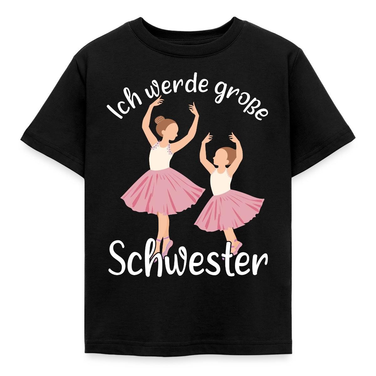 T-Shirt Ich Werde Große Schwester Kinder T-Shirt
