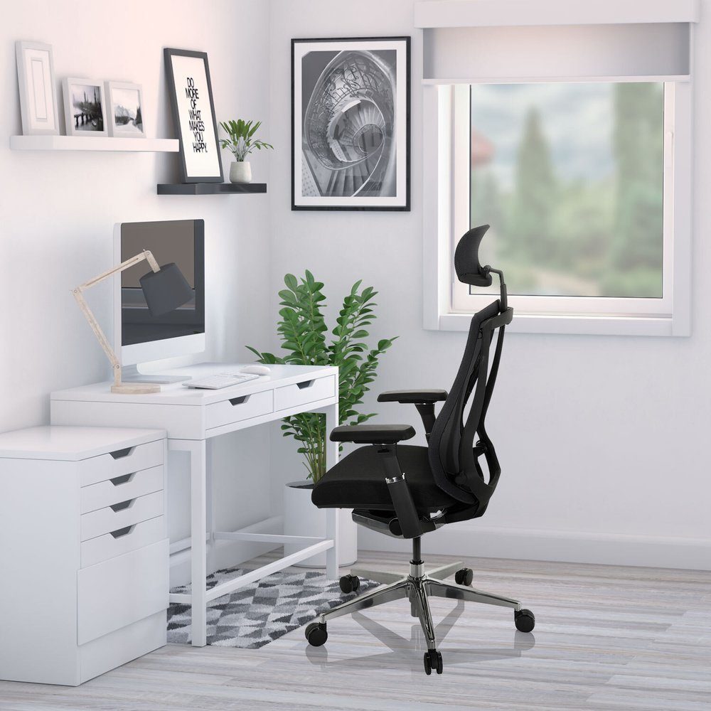 INSPERO OFFICE End Drehstuhl St), High Bürostuhl Stoff/Netzstoff hjh Schreibtischstuhl ergonomisch (1